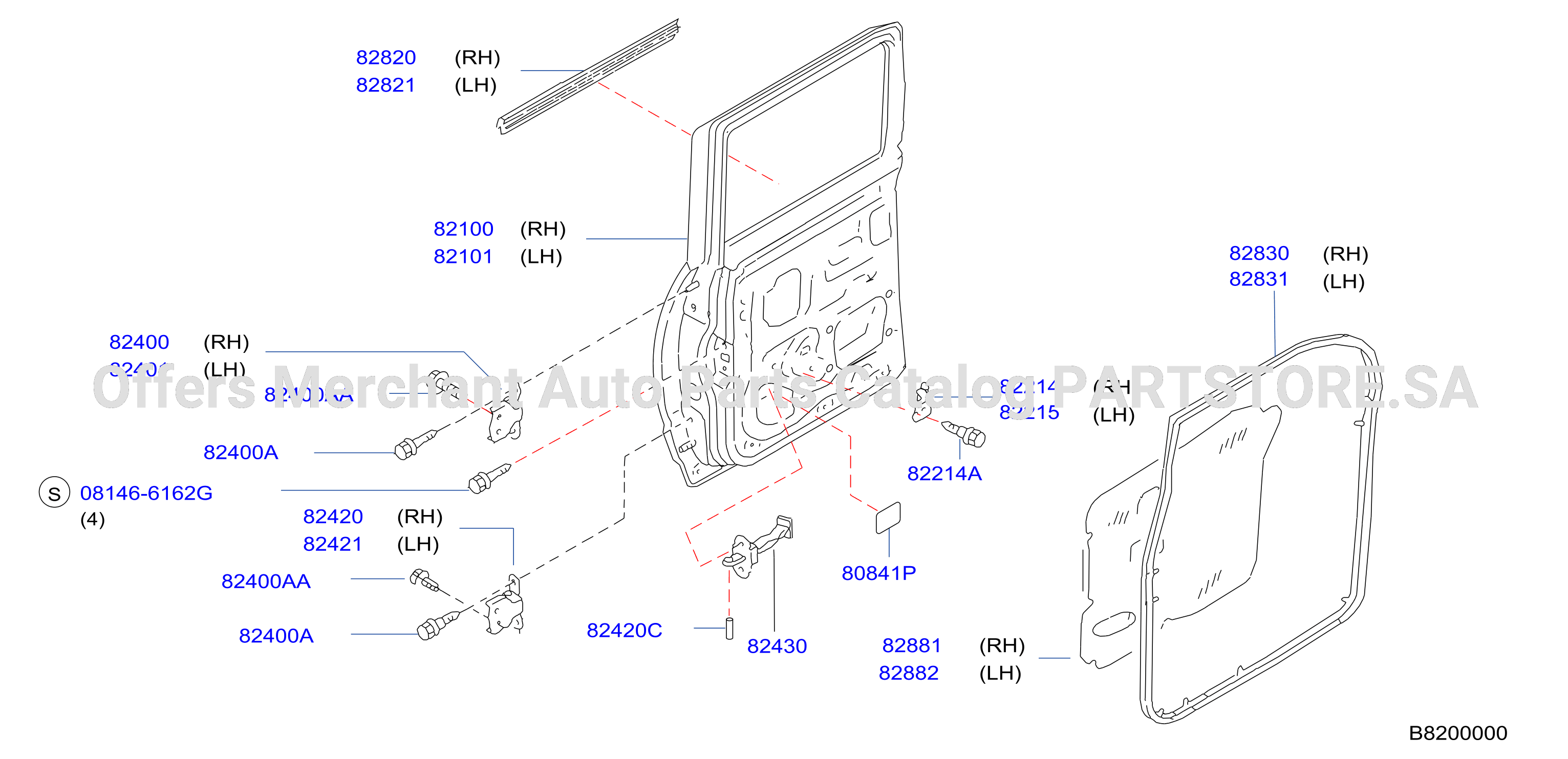 Rear Door Panel Fitting