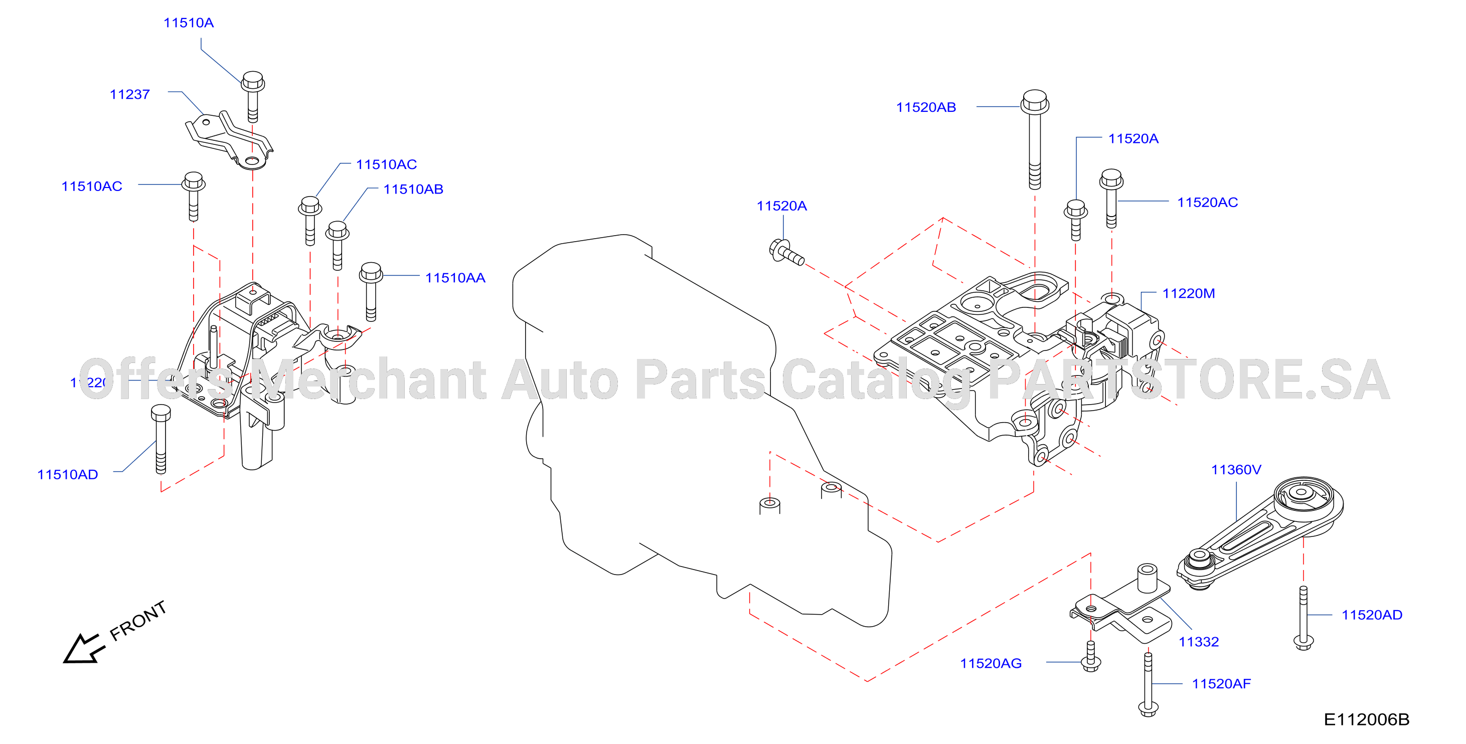 Engine Transmission Mounting Engine Mtg