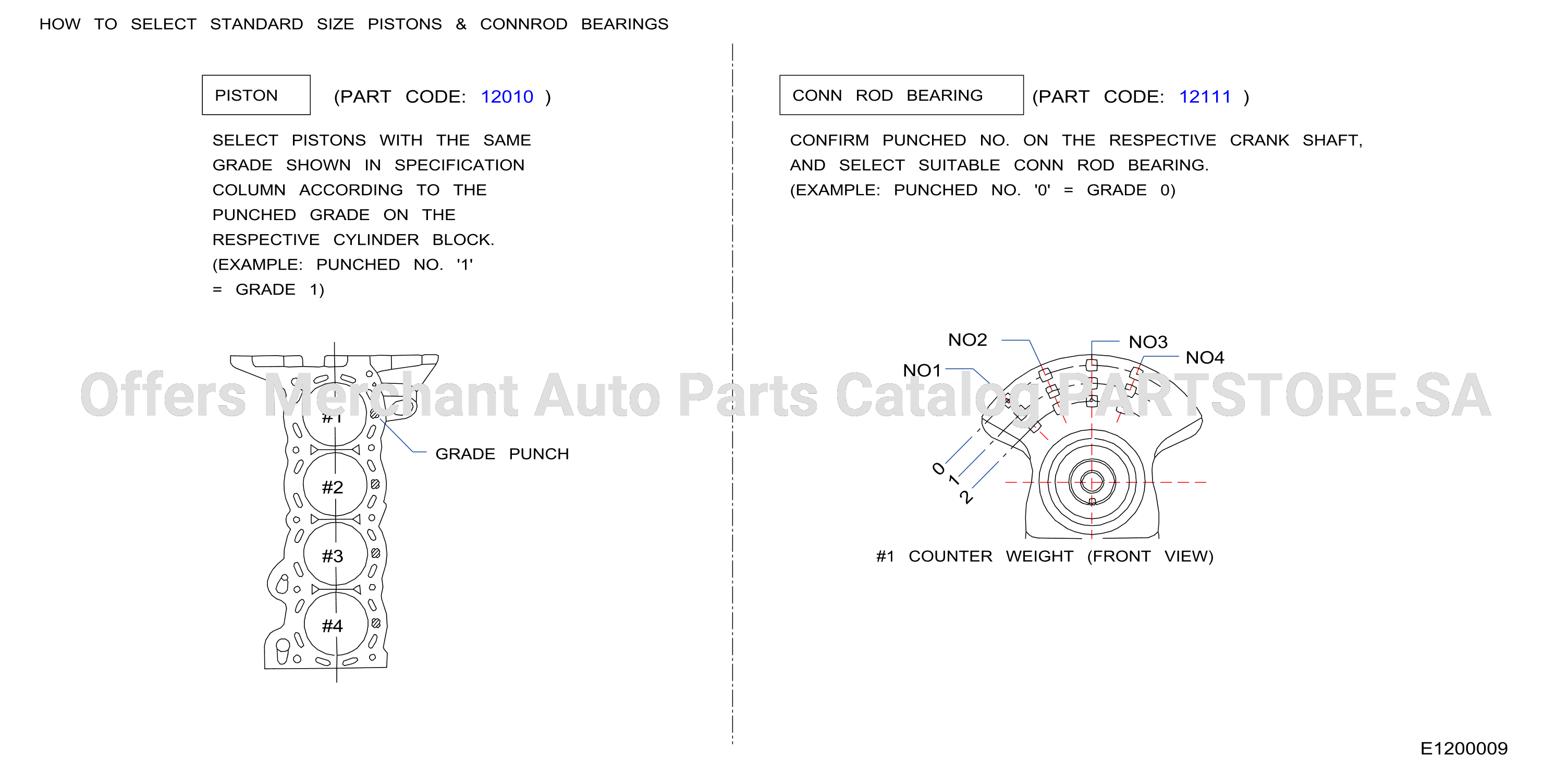 Piston Crankshaft Flywheel Select Bearing Crankshaft