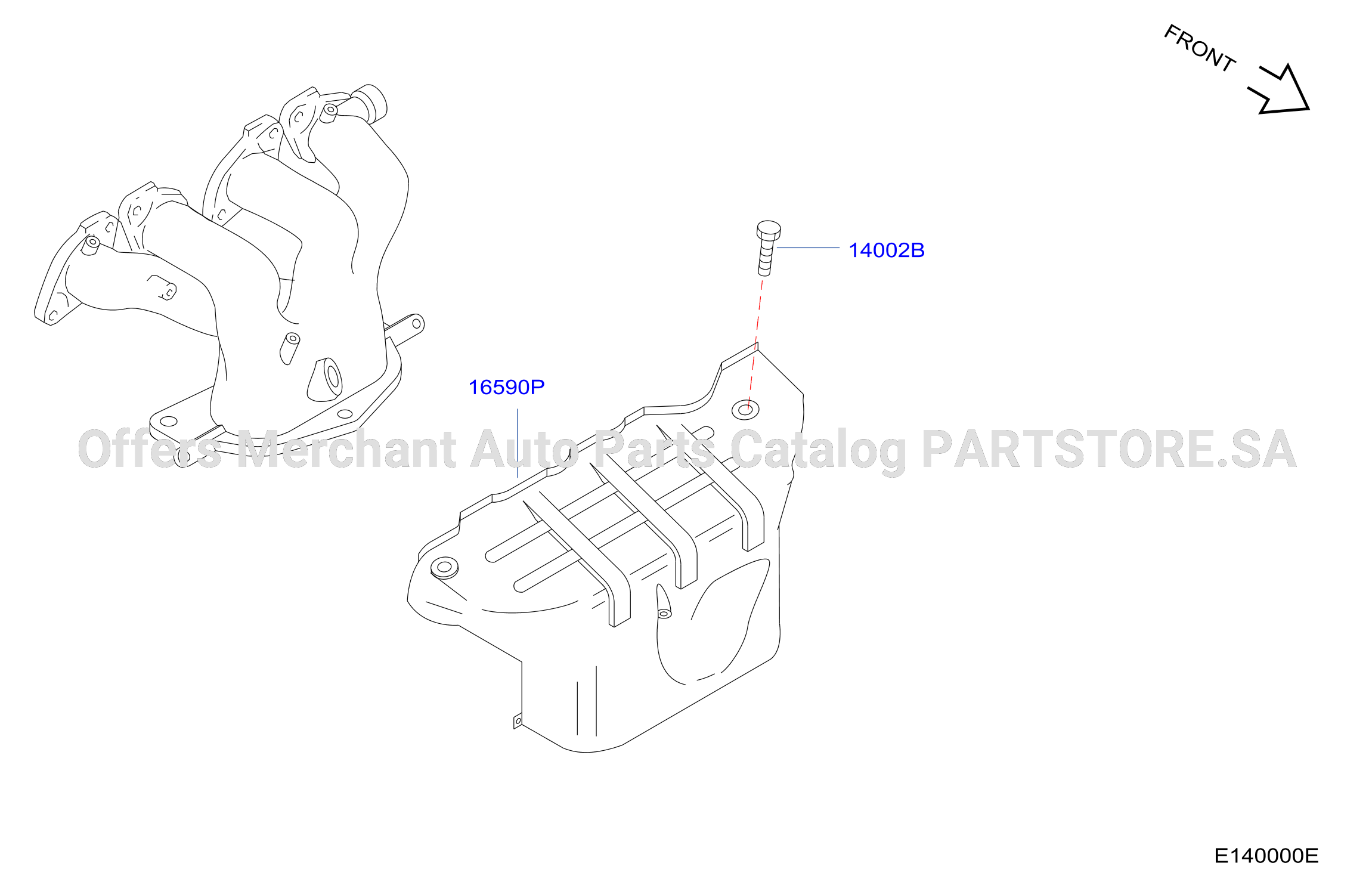 Manifold Engine Cover Parts