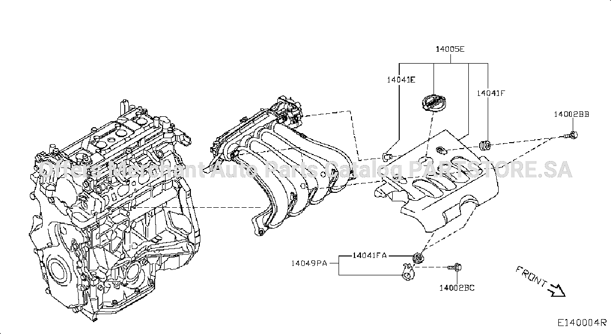 Manifold Engine Cover Parts