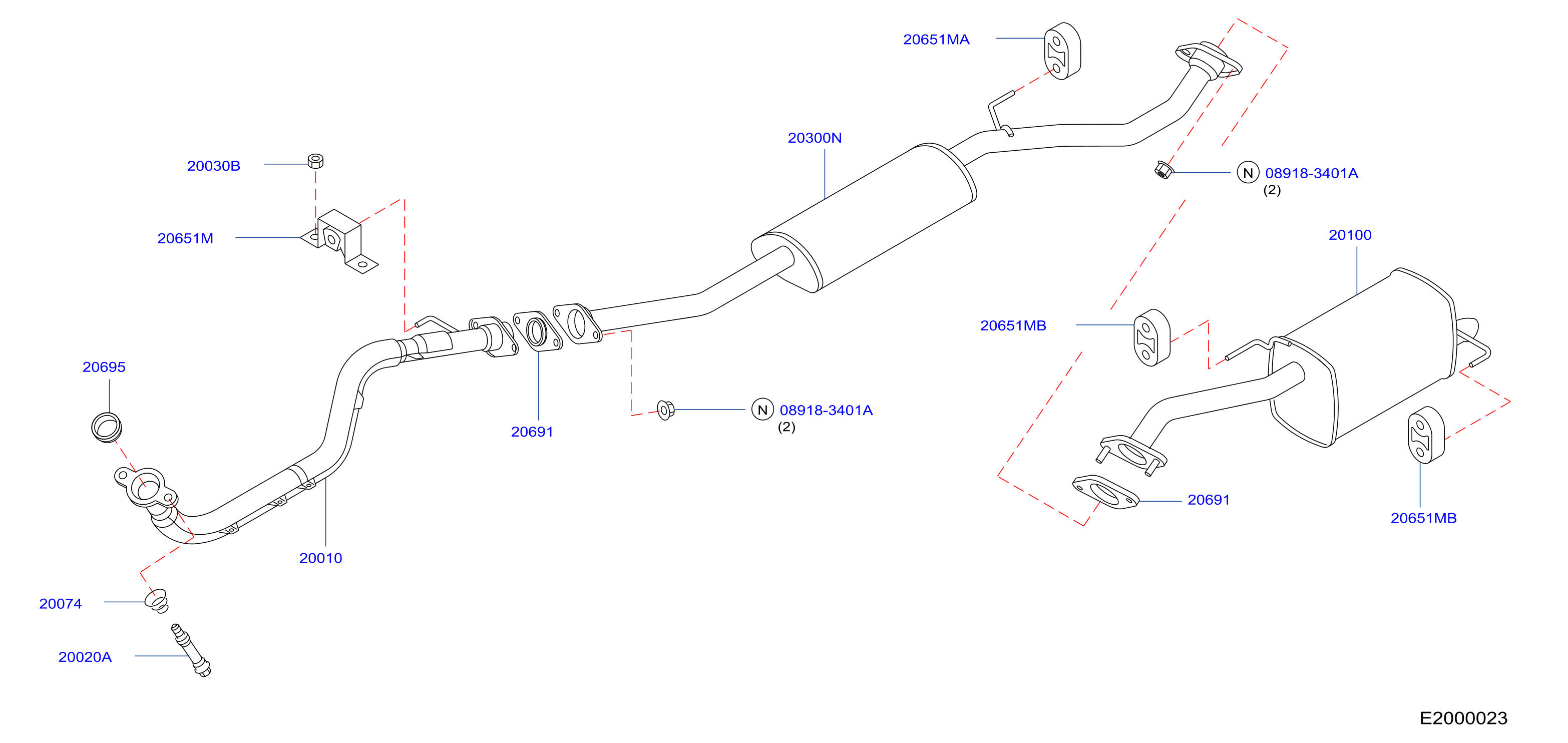 Exhaust Tube Muffler