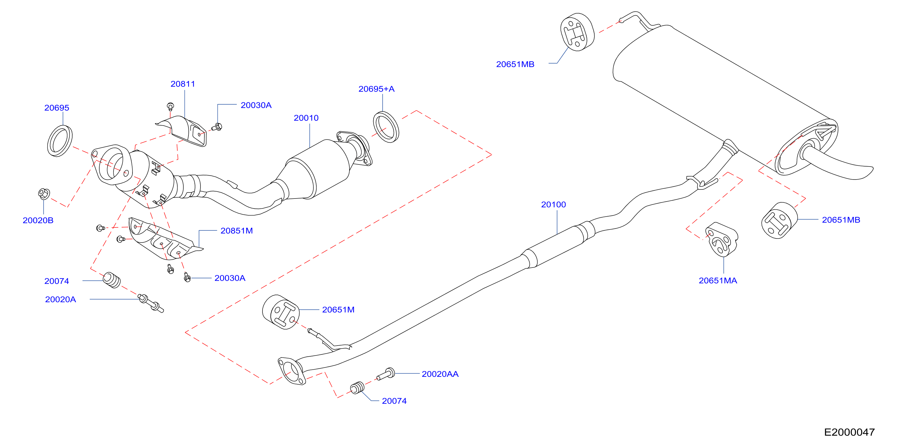 Exhaust Tube Muffler