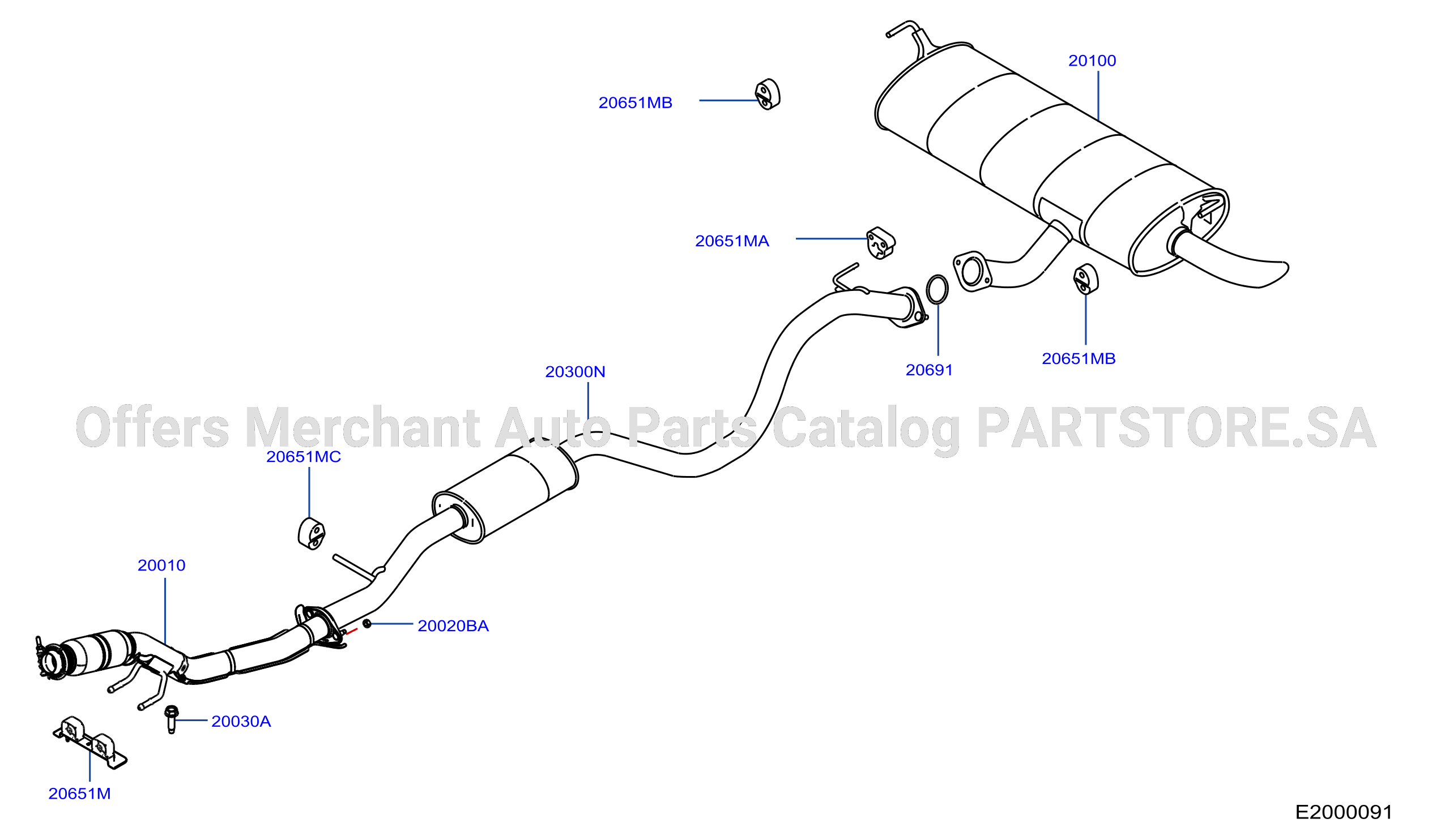 Exhaust Tube Muffler