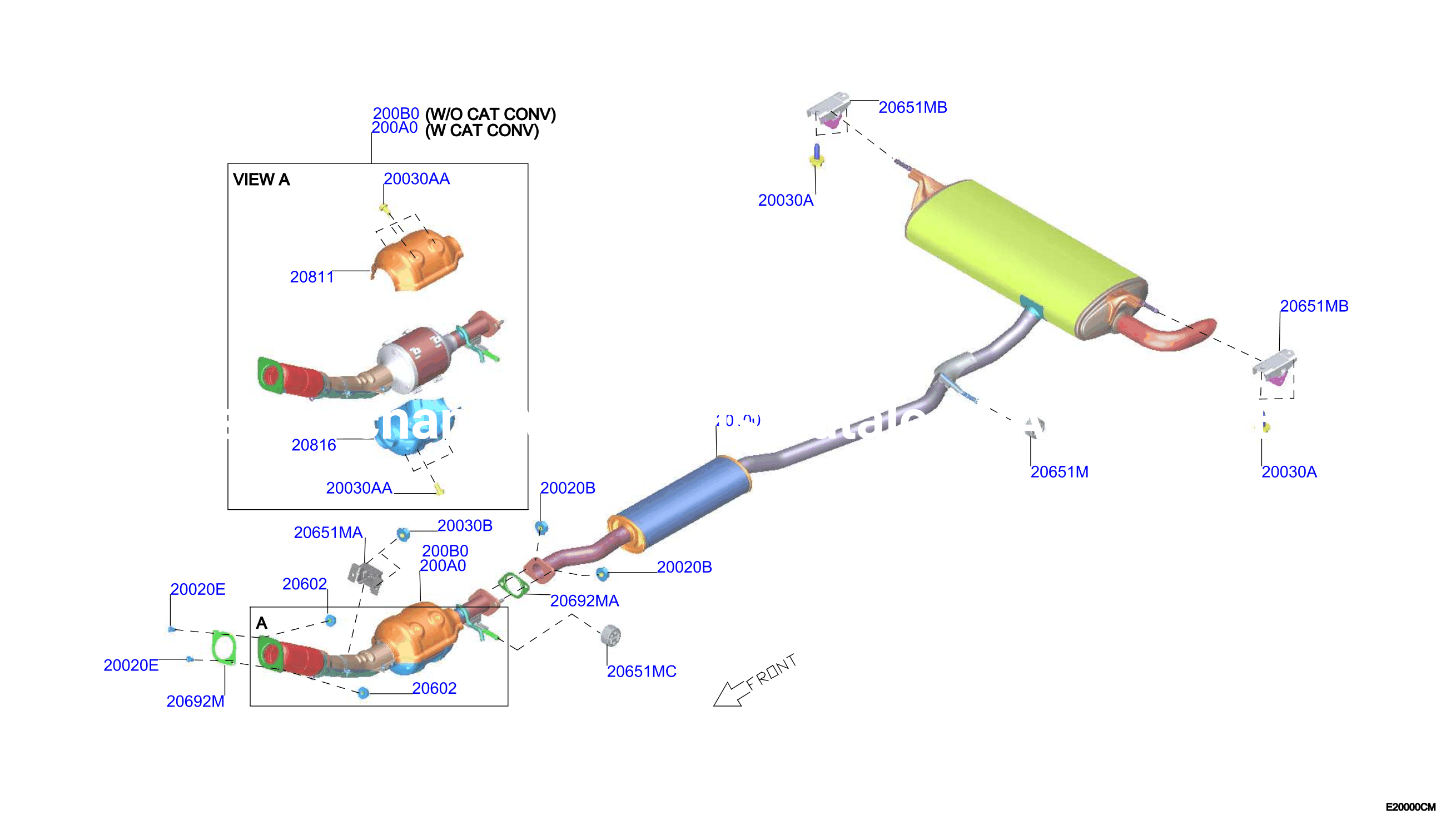 Exhaust Tube Muffler