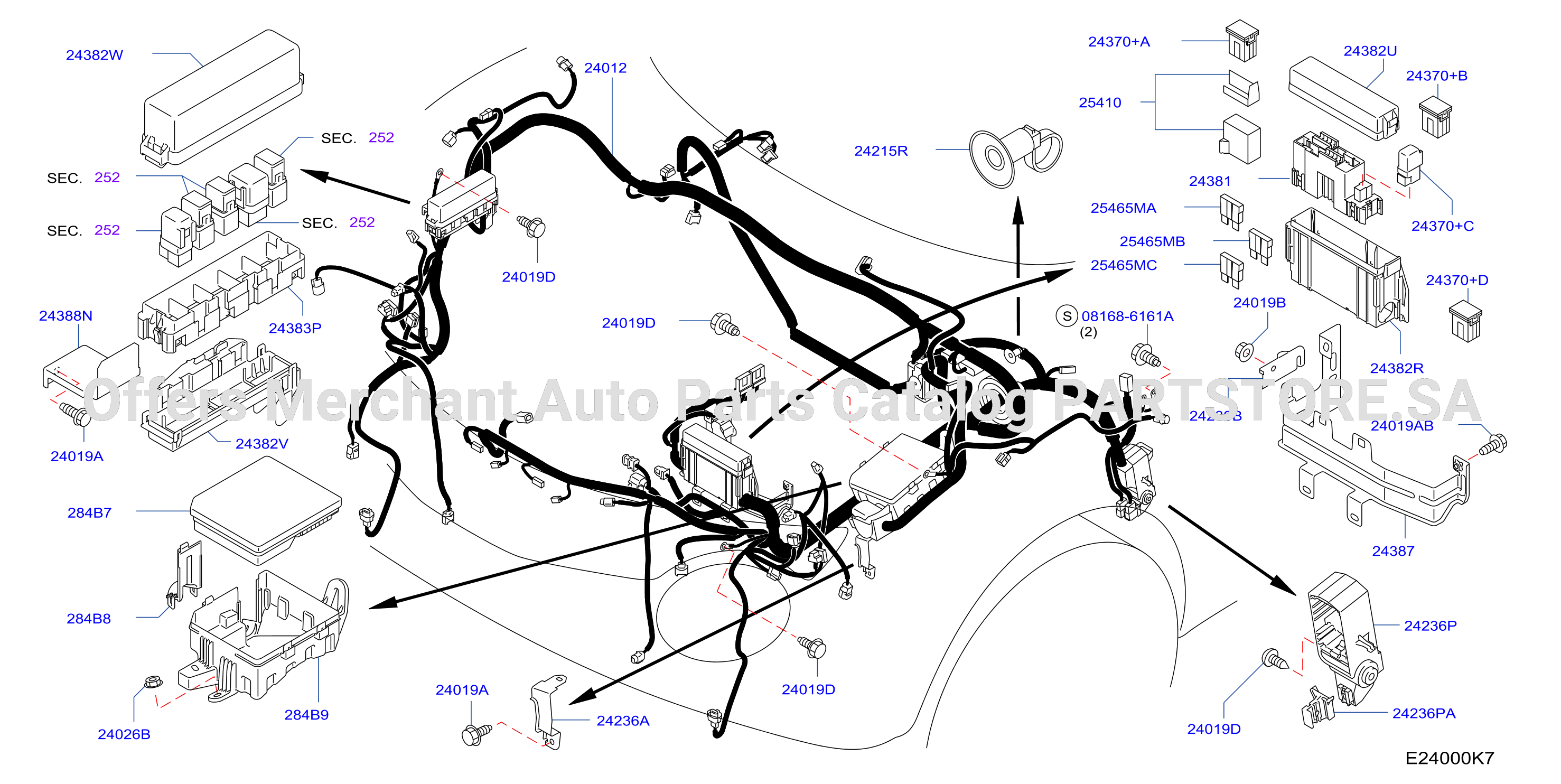 Wiring Engine Room