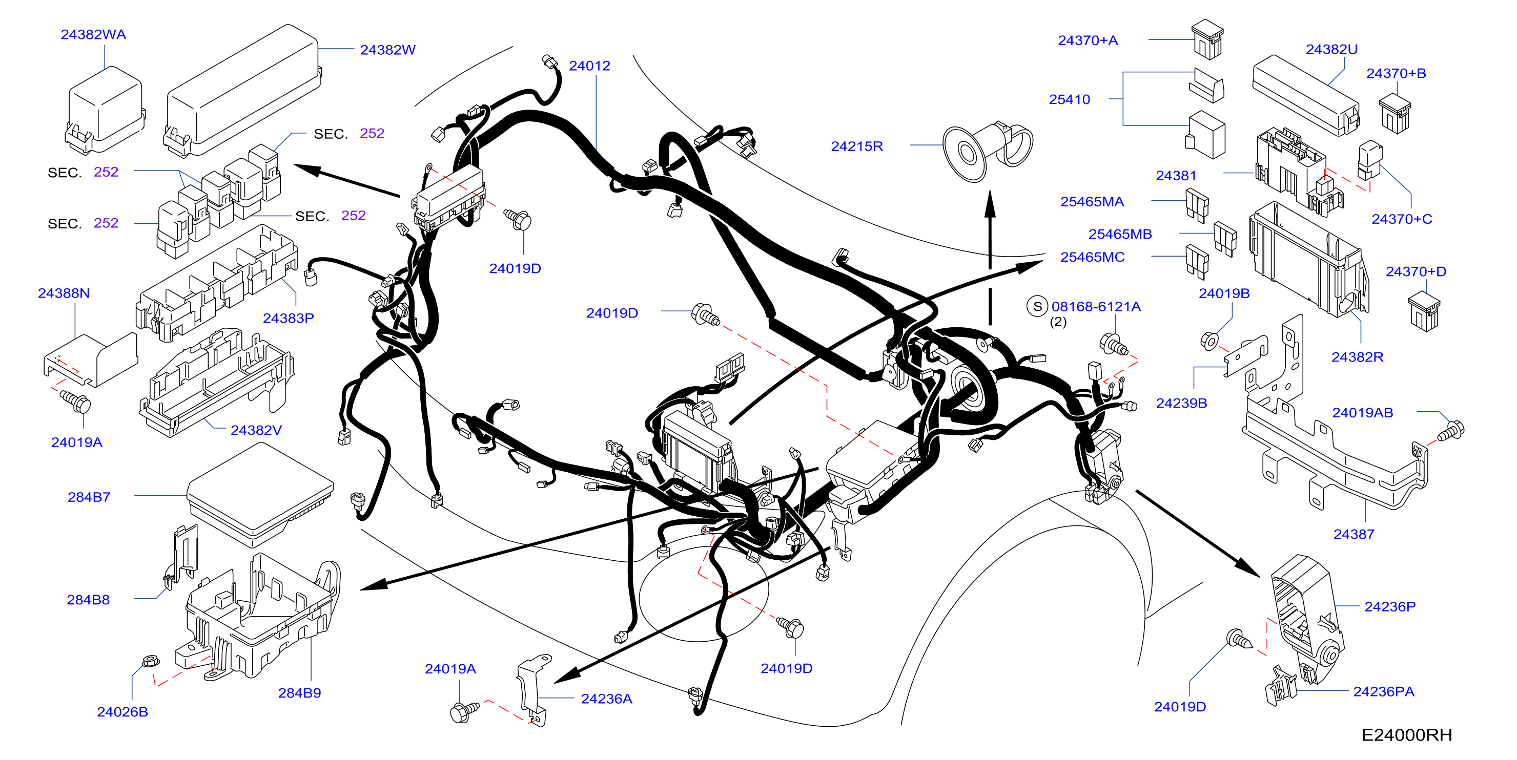 Wiring Engine Room