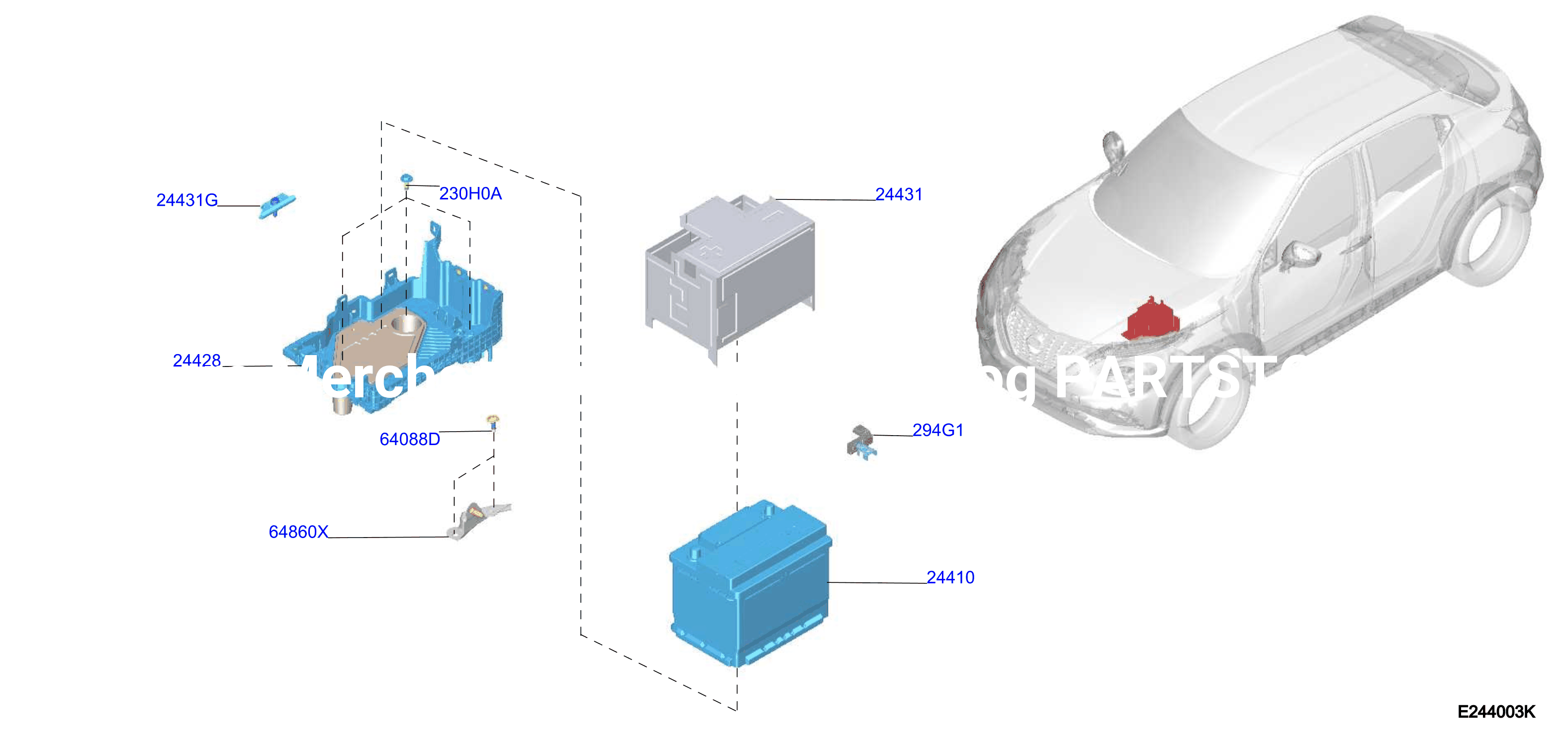 Battery Battery Mounting