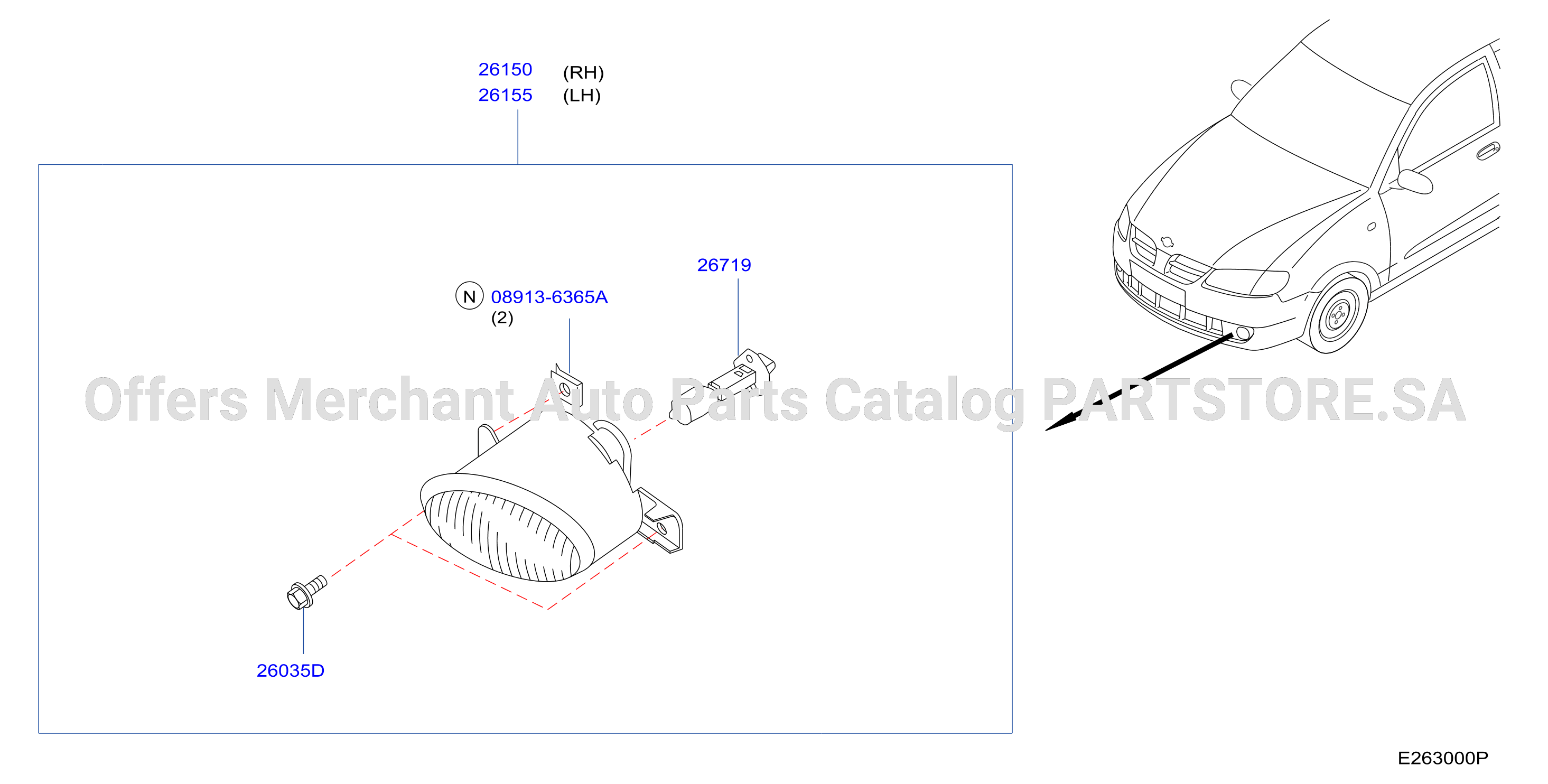 Fog Daytime Running Driving Lamp