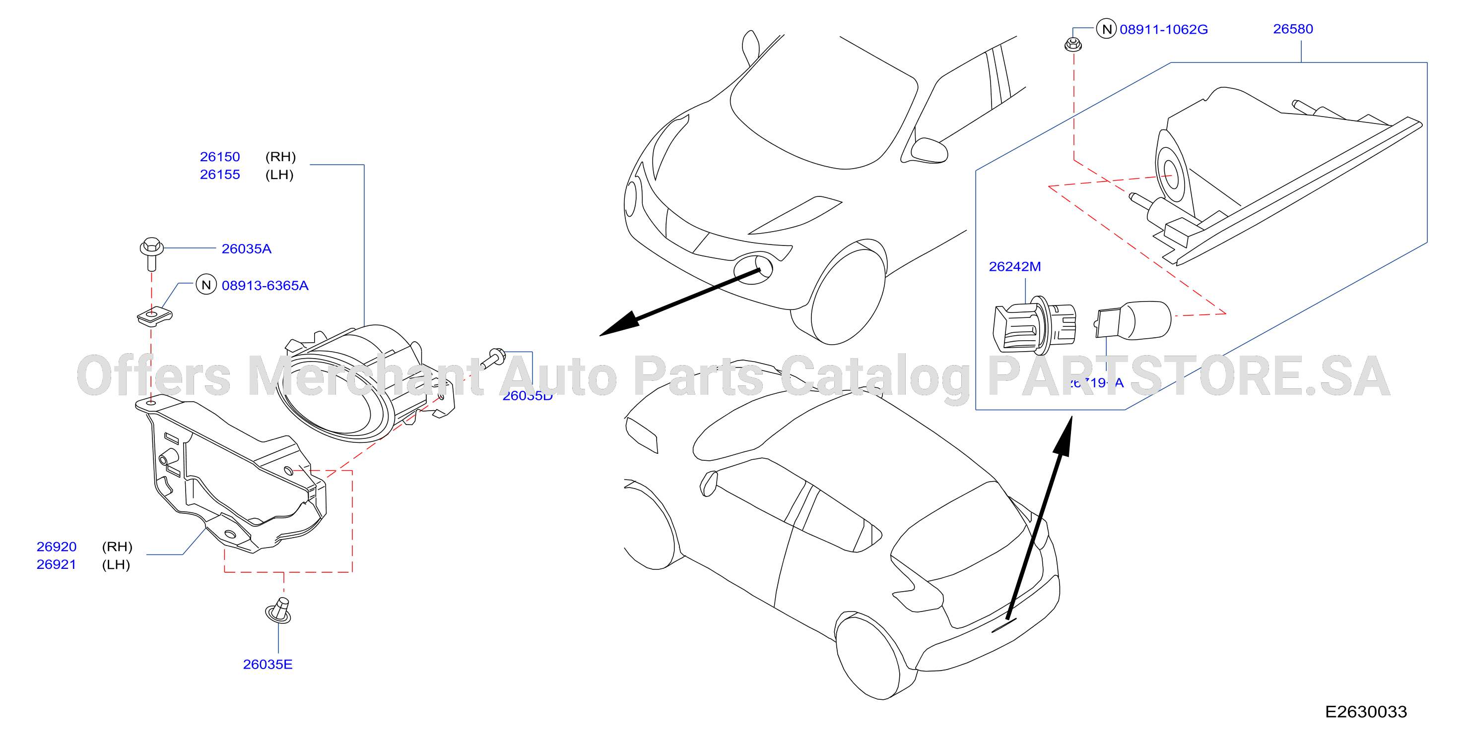 Fog Daytime Running Driving Lamp