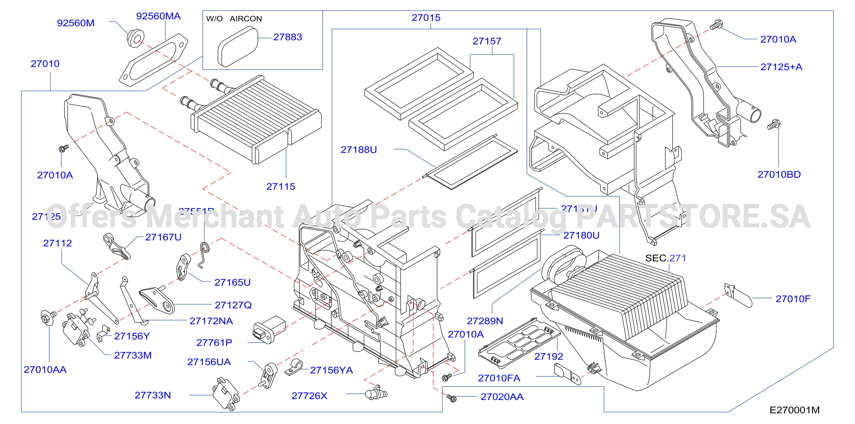 Heater Blower Unit Heater Fr