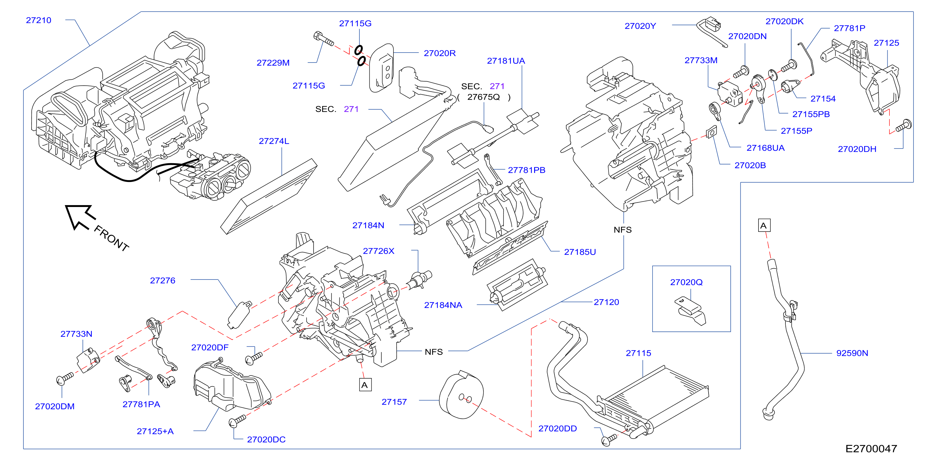 Heater Blower Unit Heater Fr