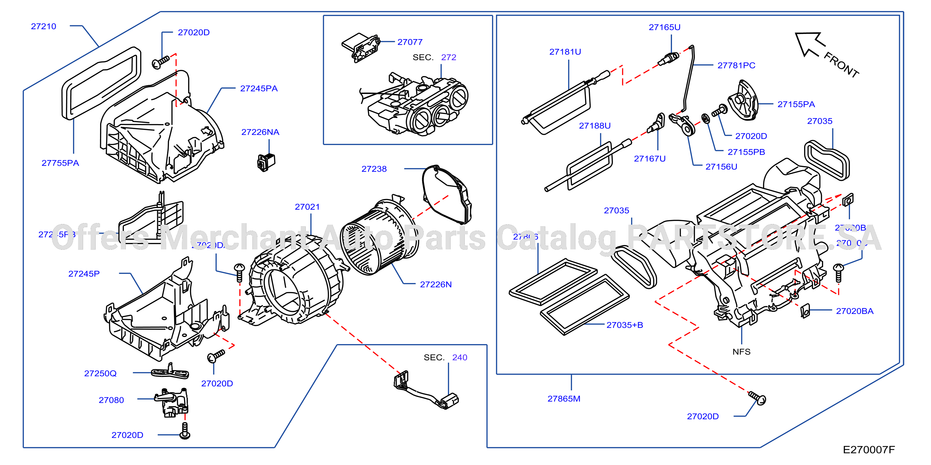 Heater Blower Unit Blower Unit