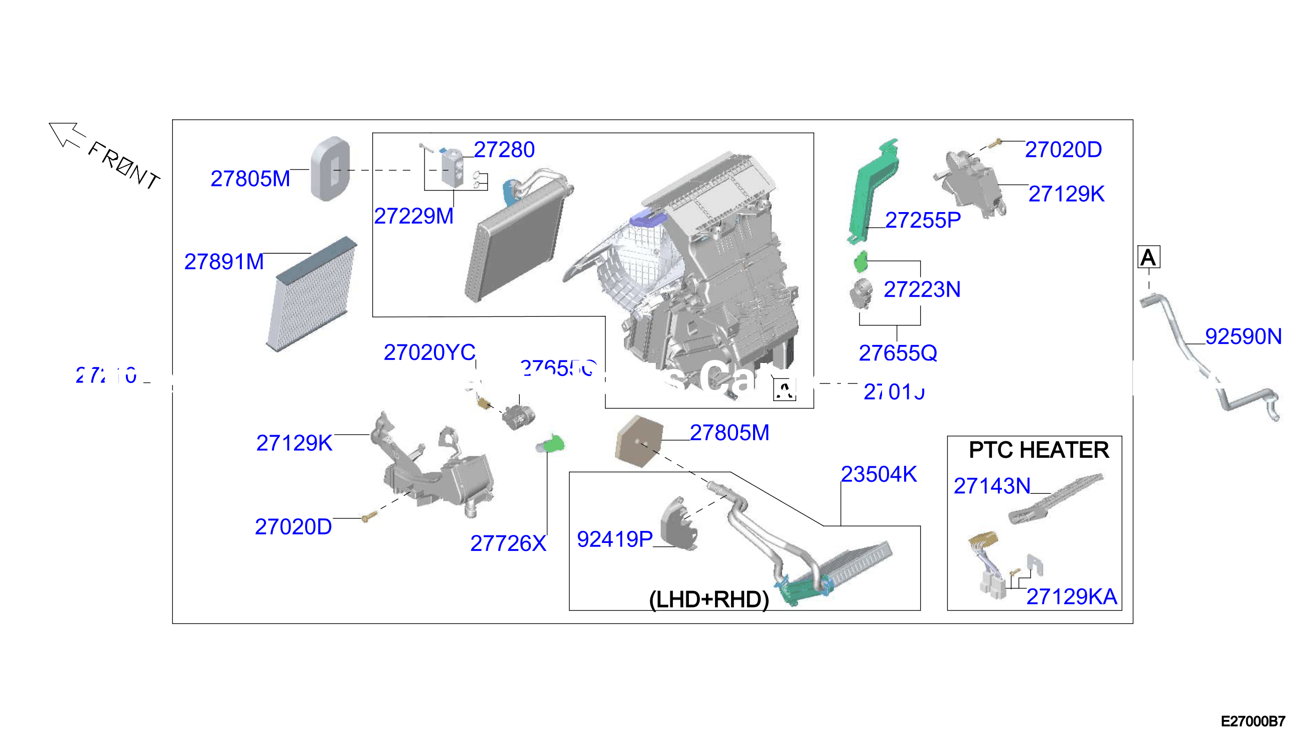 Heater Blower Unit Heater Fr