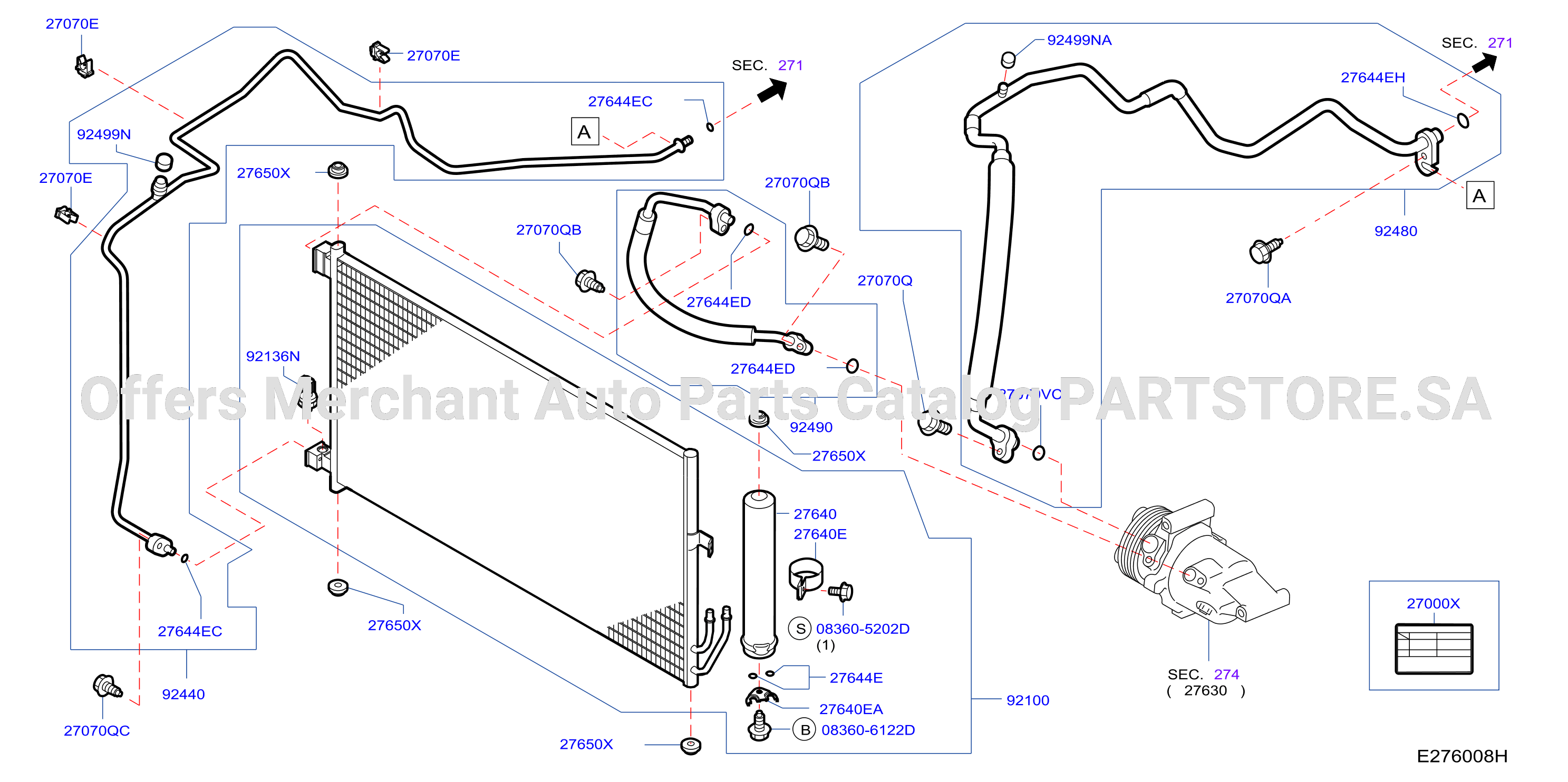 Condenser Liquid Tank Piping