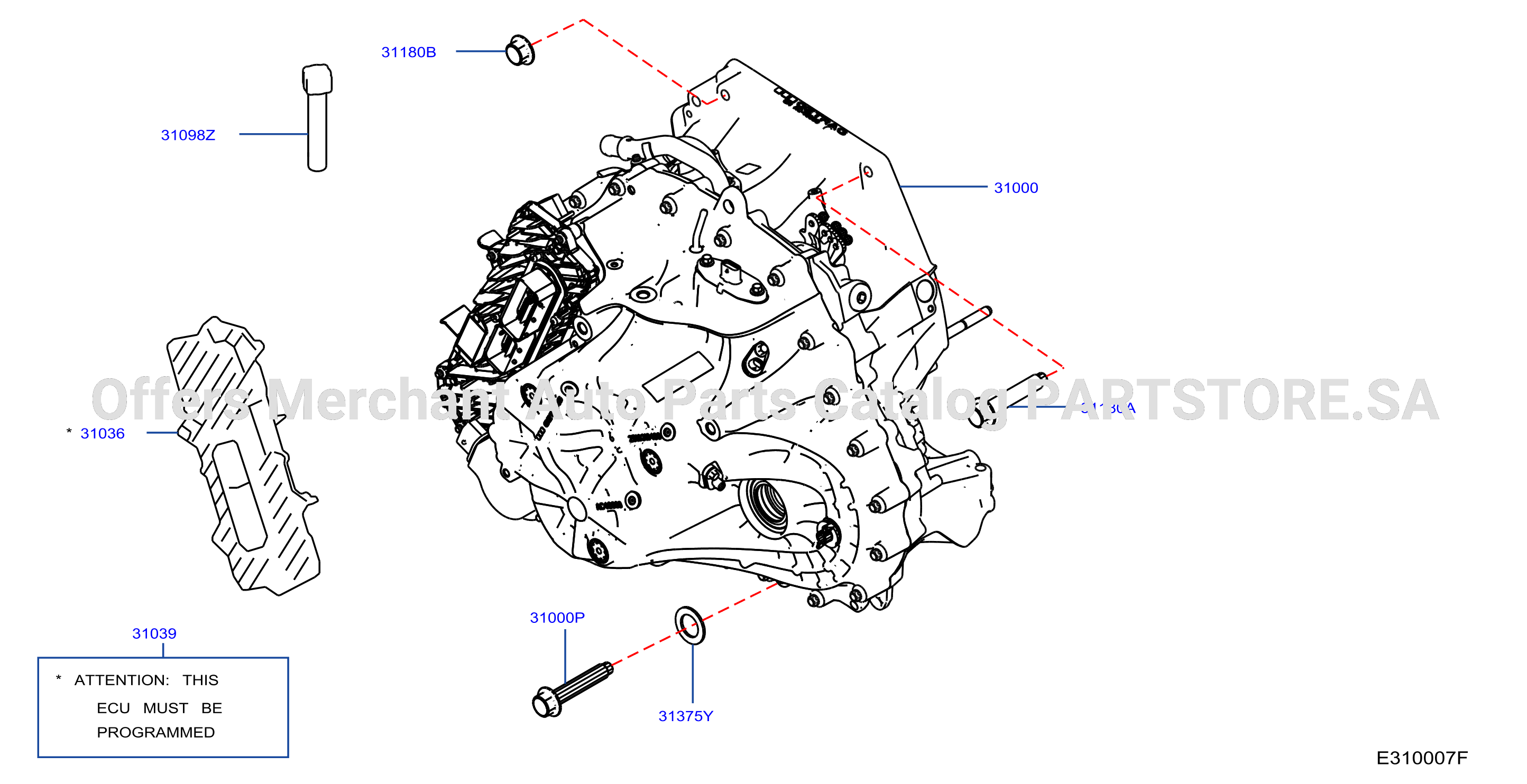 Auto Transmission Transaxle Fitting Assembly Fitting Parts