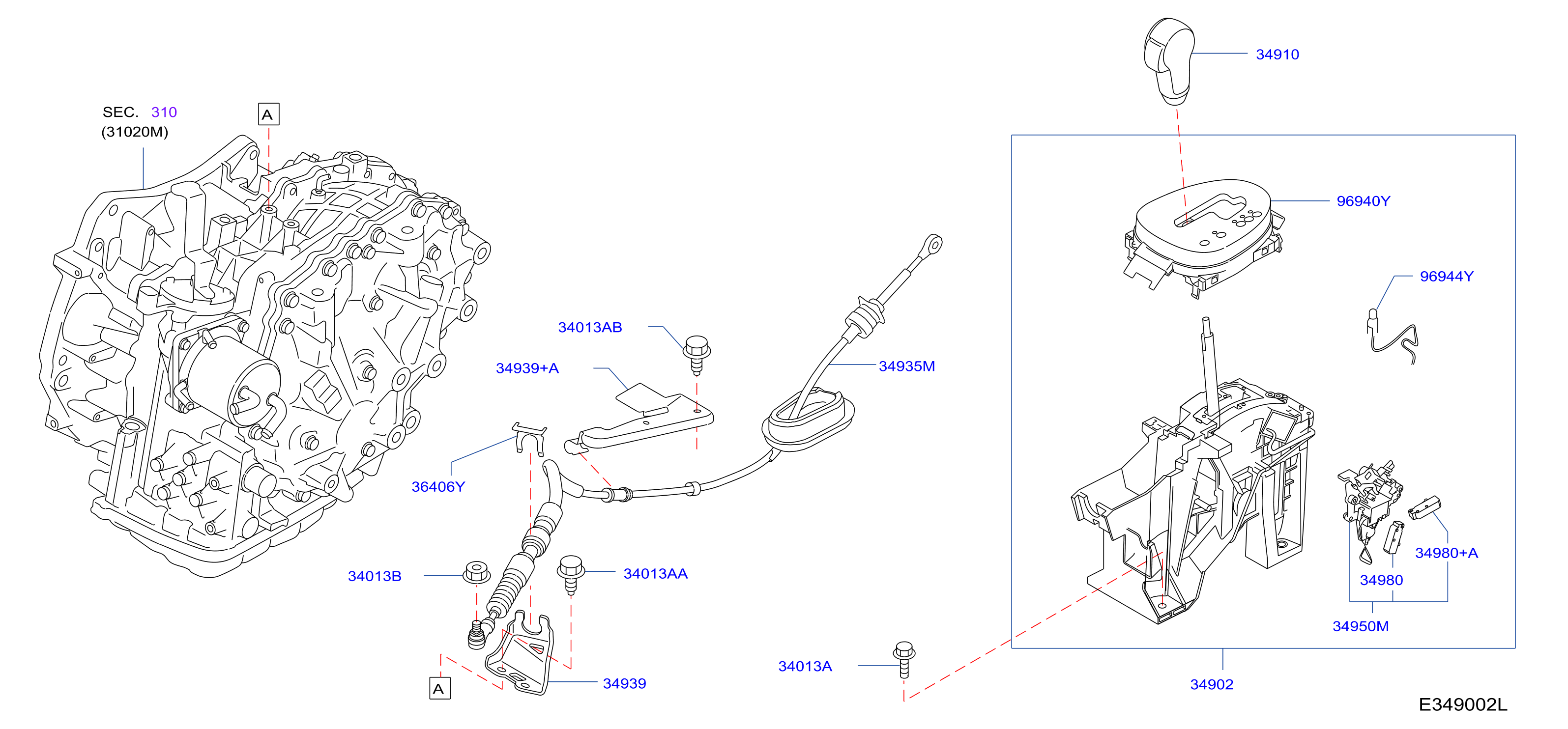 Auto Transmission Control Device With Push Start