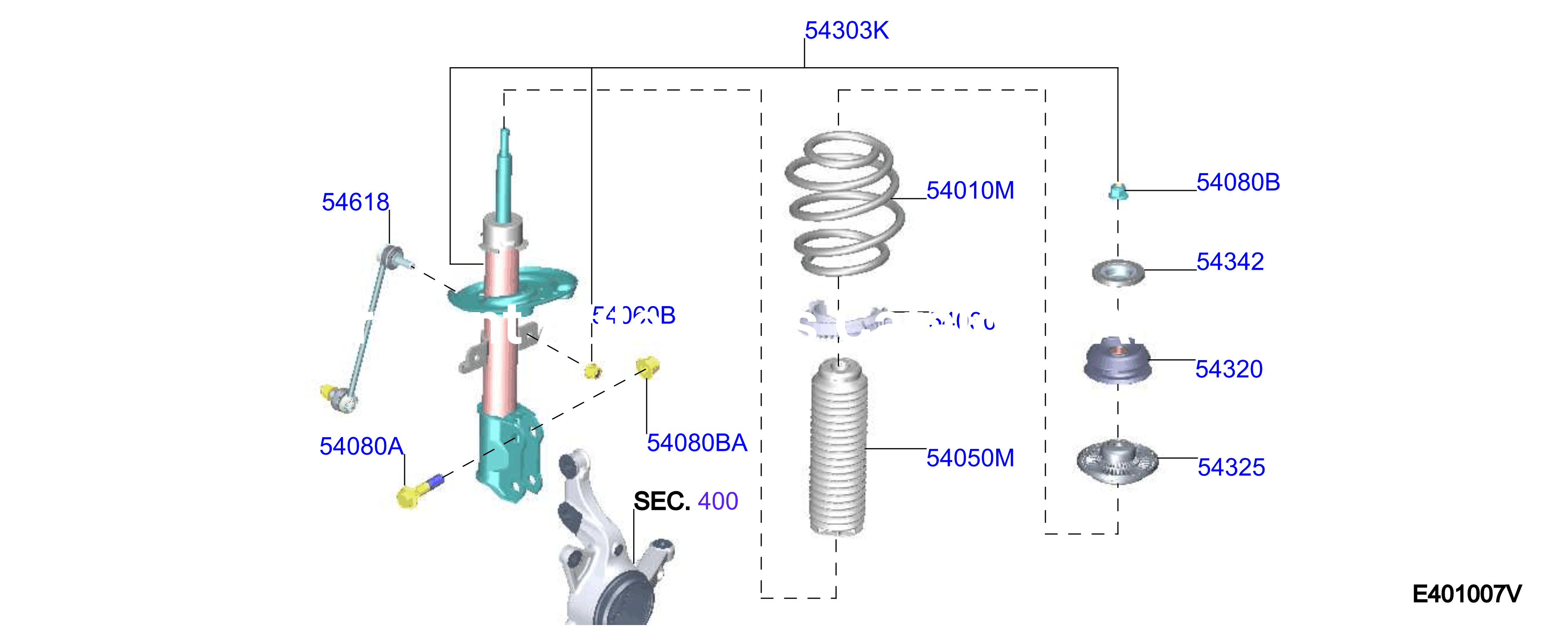 Front Suspension Strut Absorber