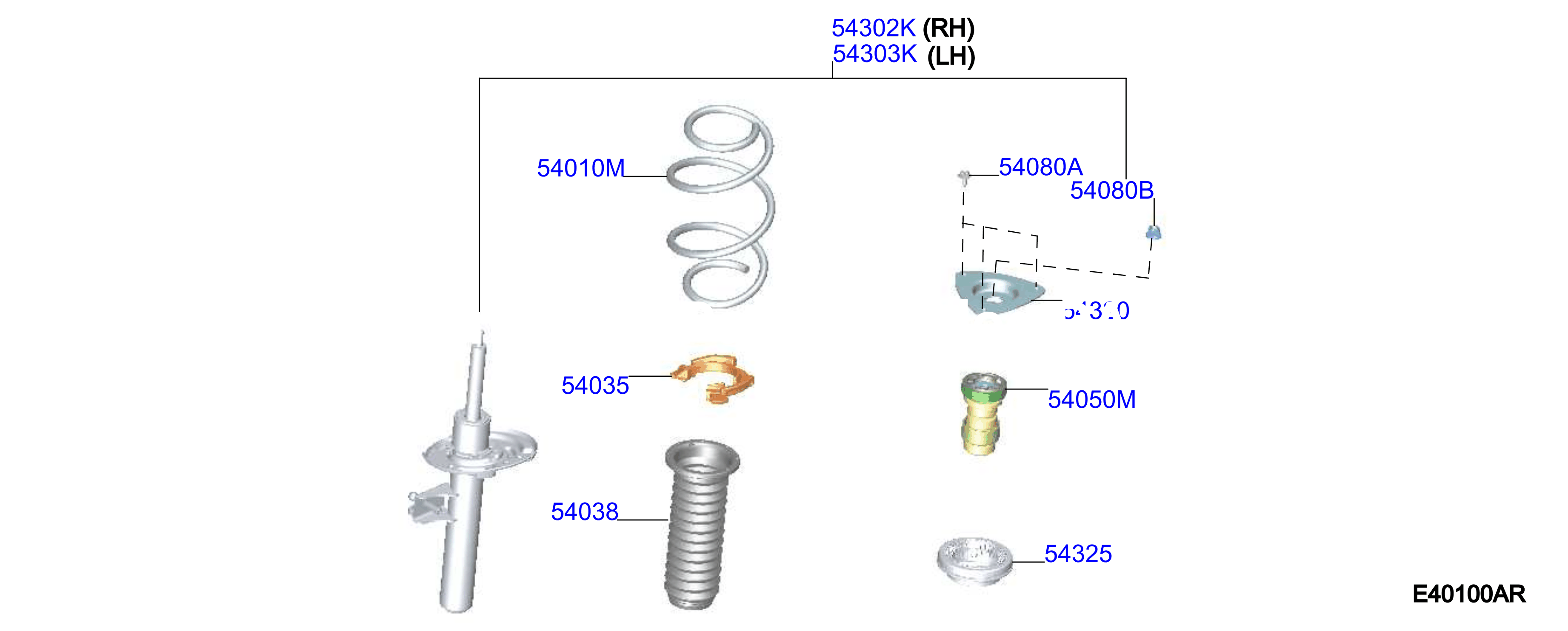 Front Suspension Strut Absorber