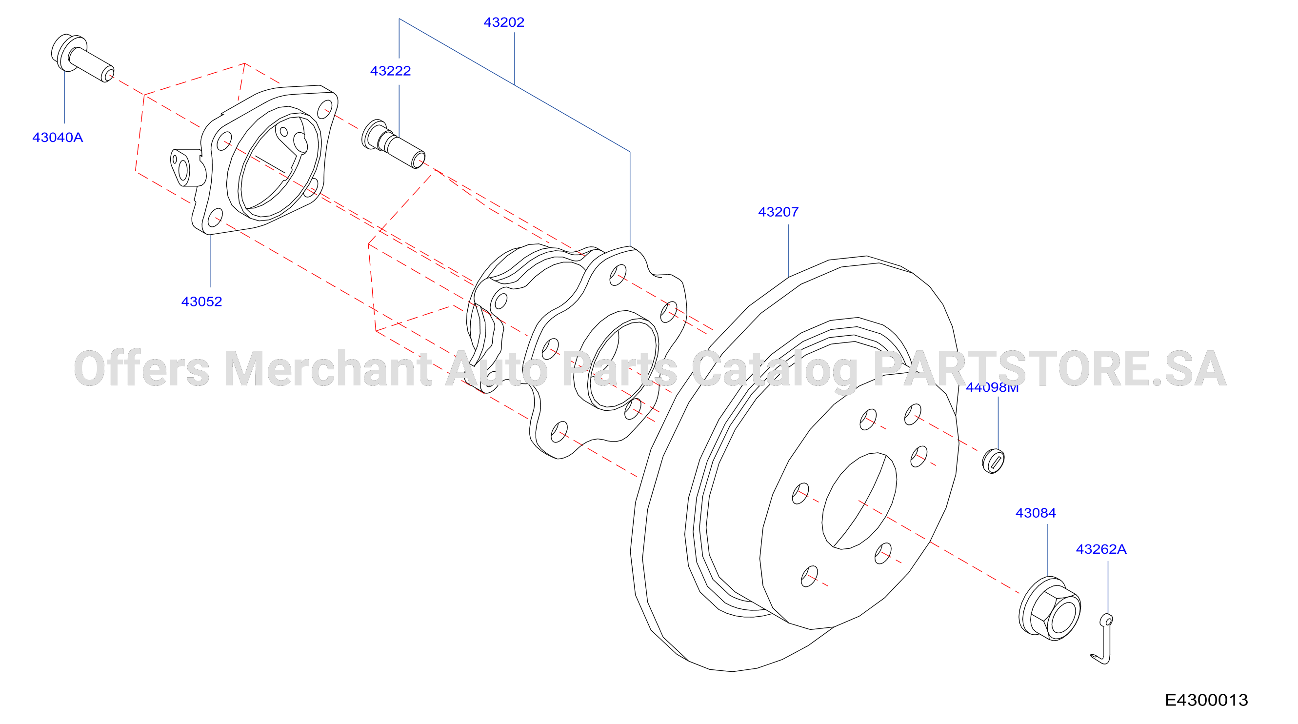 Rear Axle 4Wd