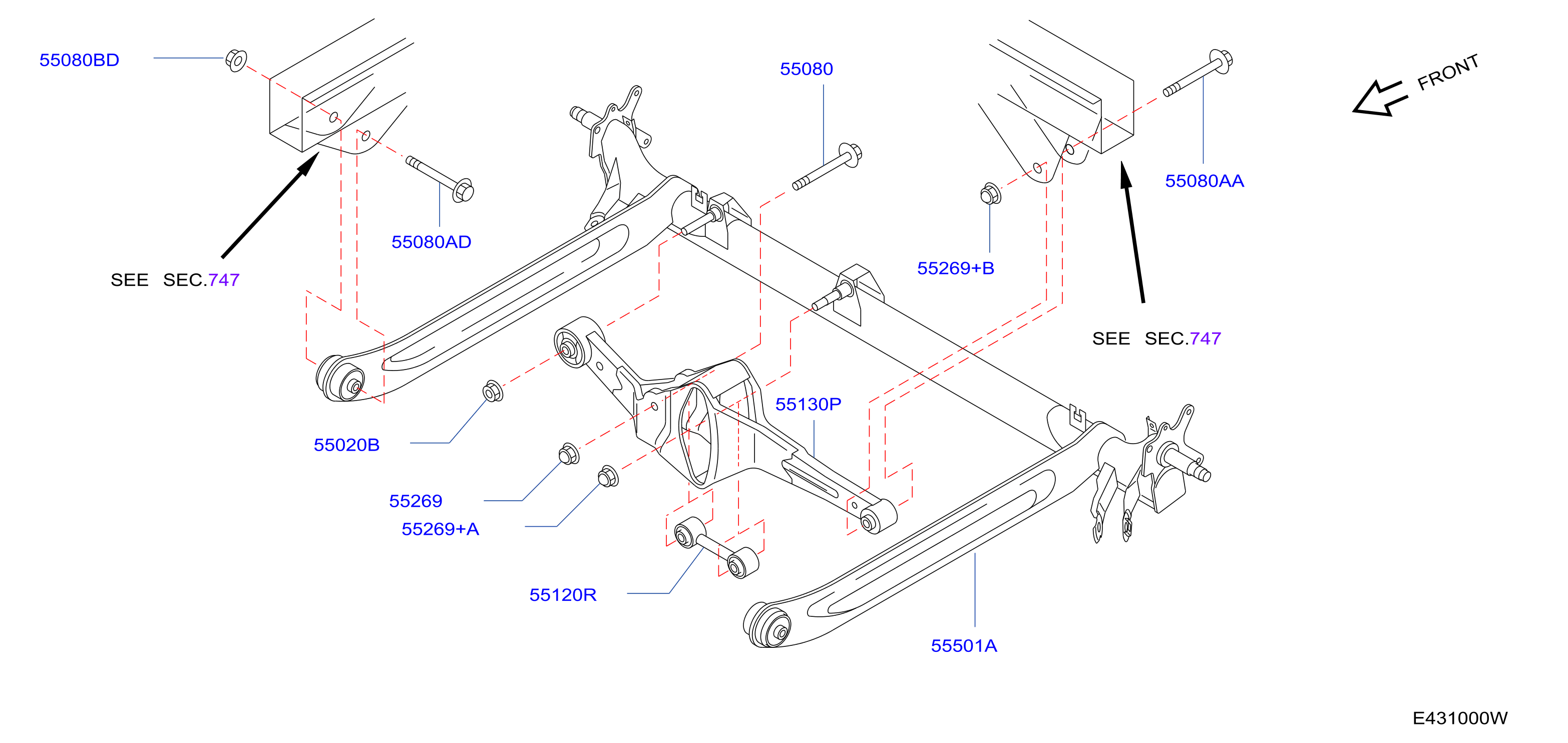 Rear Suspension Beam