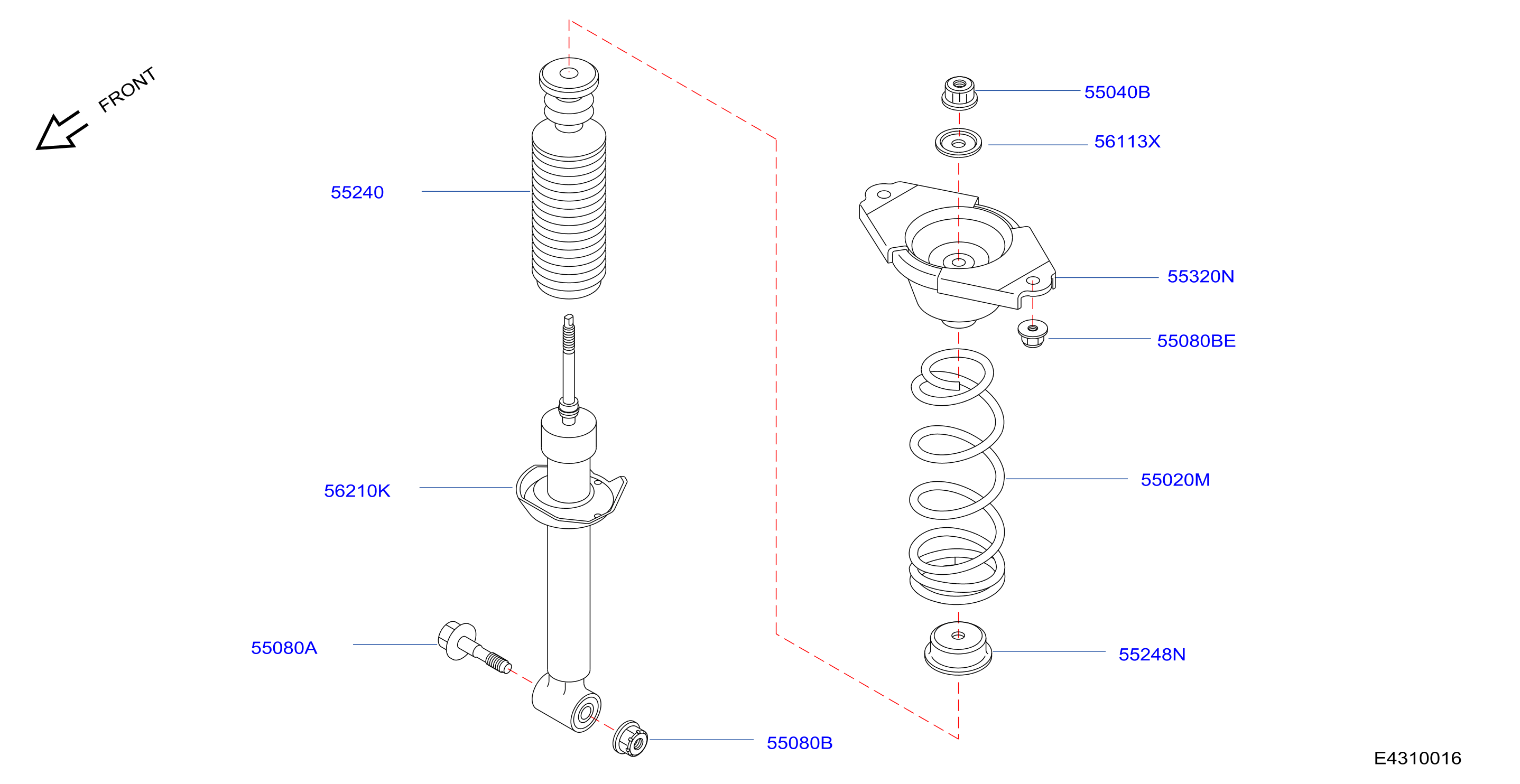 Rear Suspension Strut