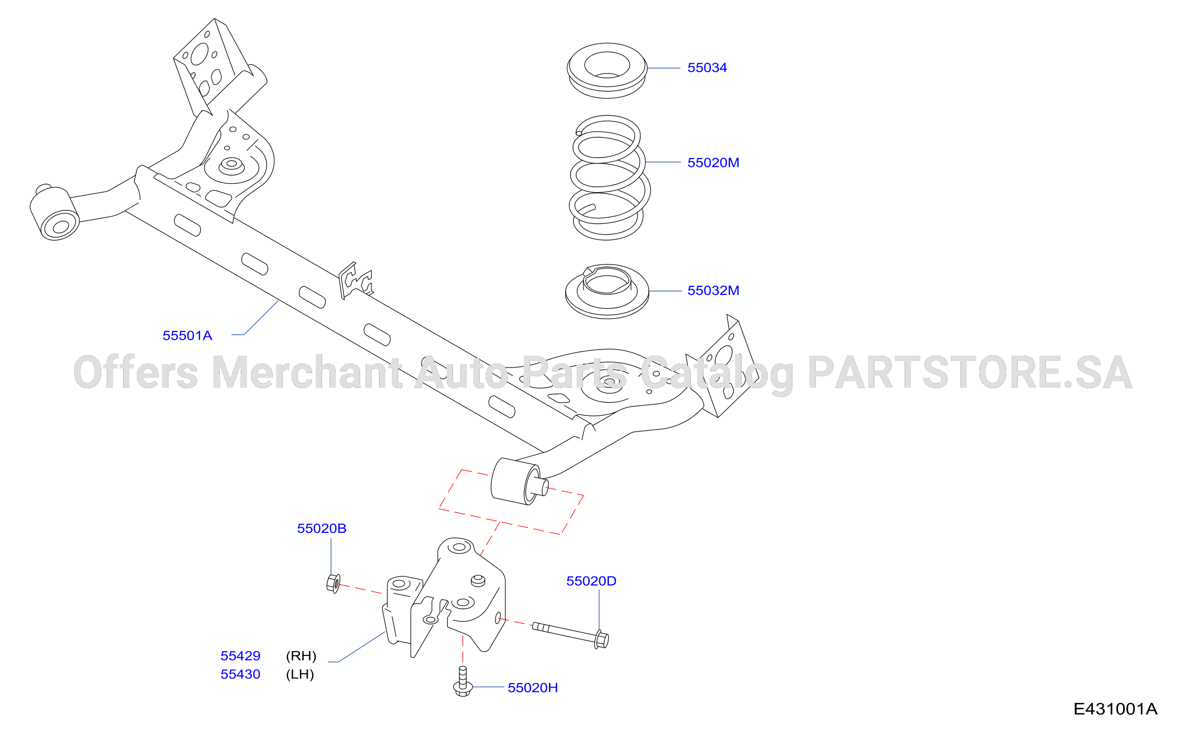 Rear Suspension Beam