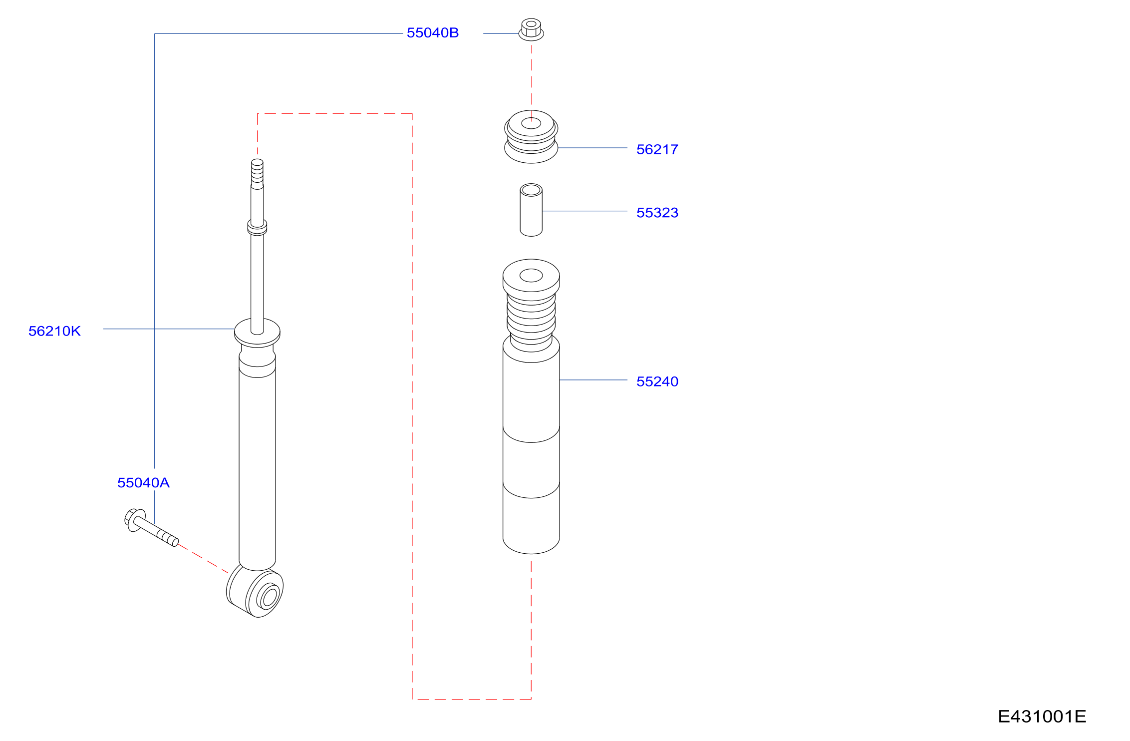 Rear Suspension Strut