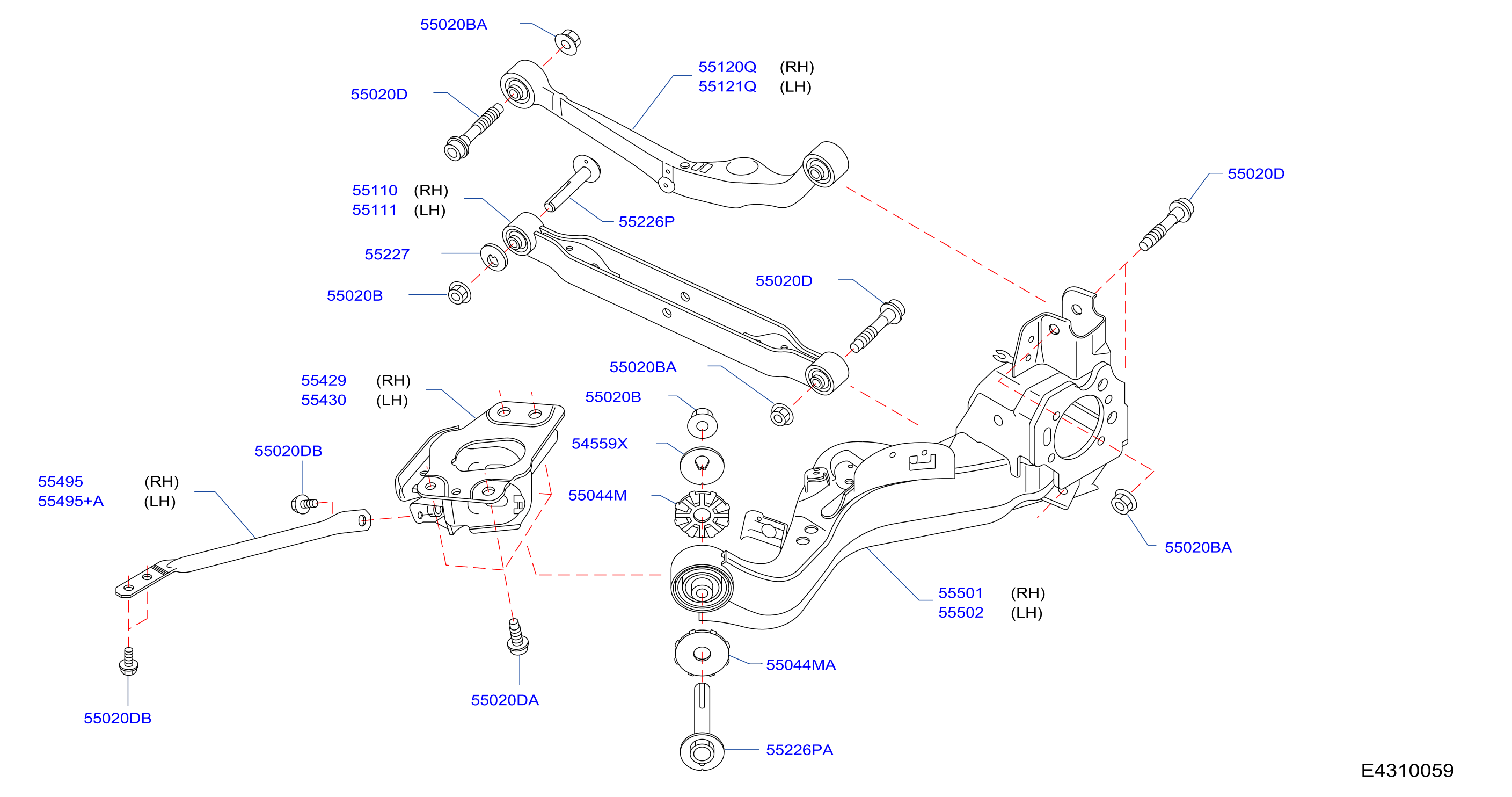Rear Suspension Link Arm