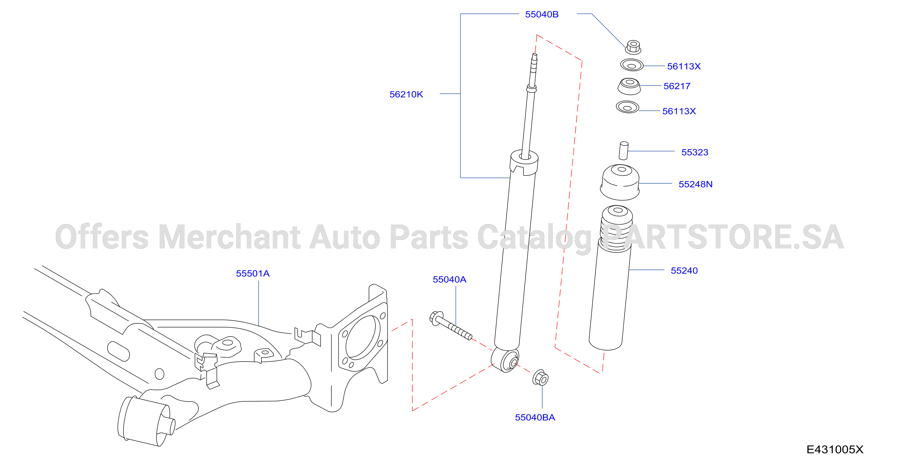 Rear Suspension Absorber