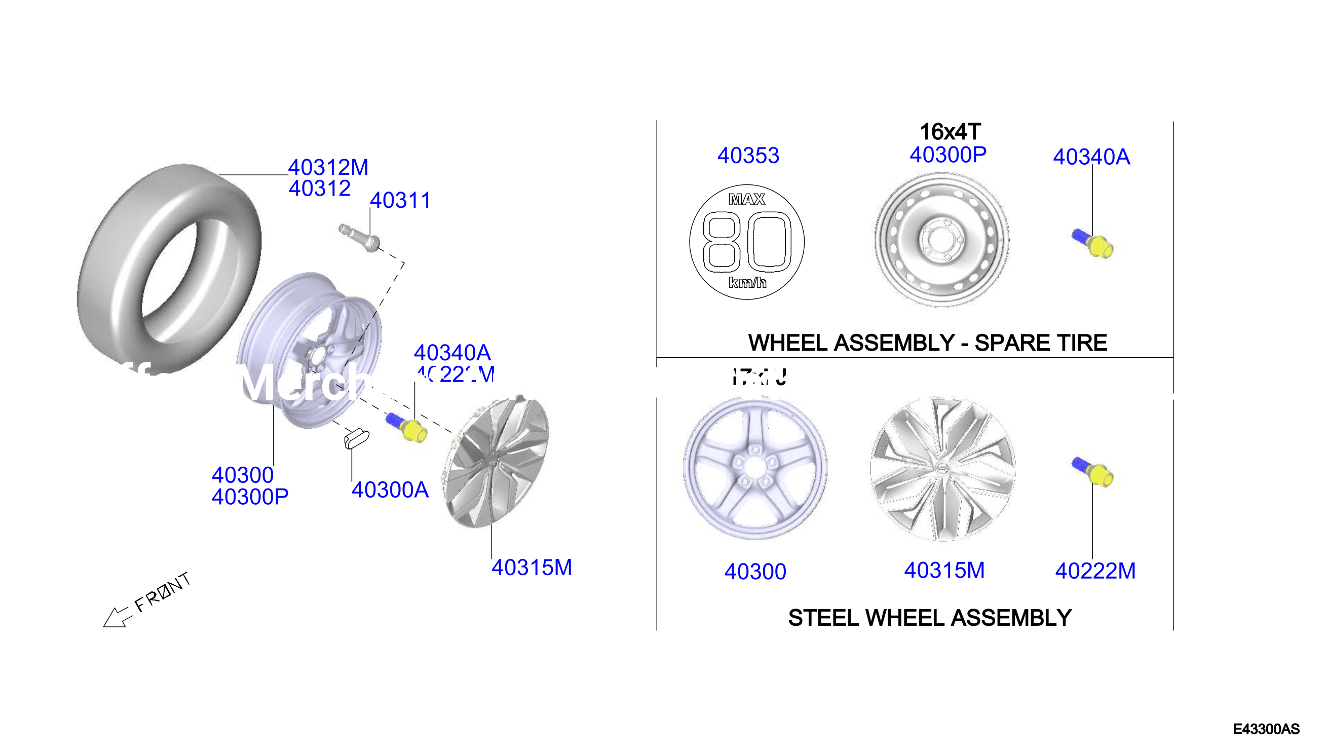 Road Wheel Tire Steel Spare Wheel