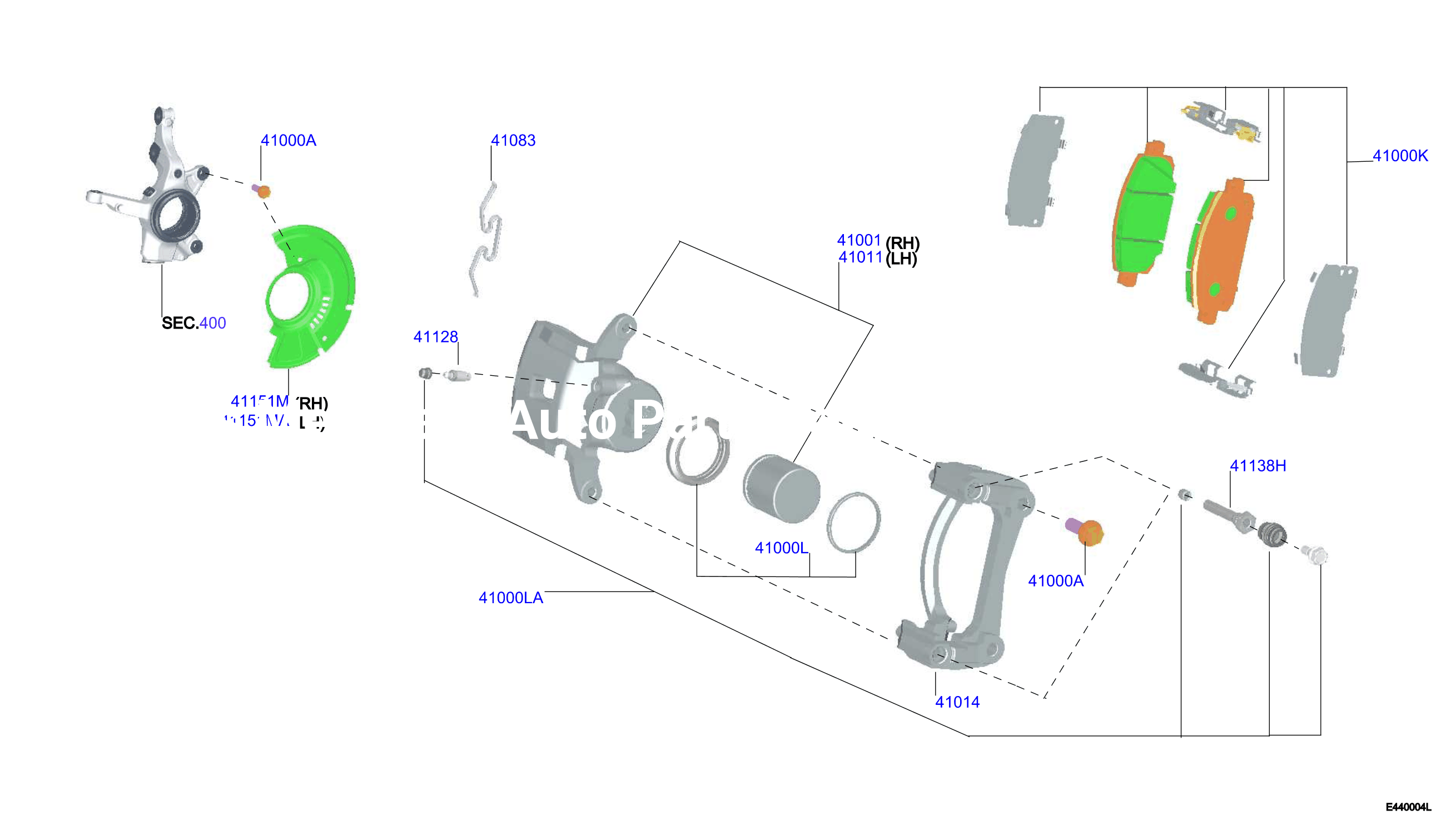 Front Brake Parking Brake