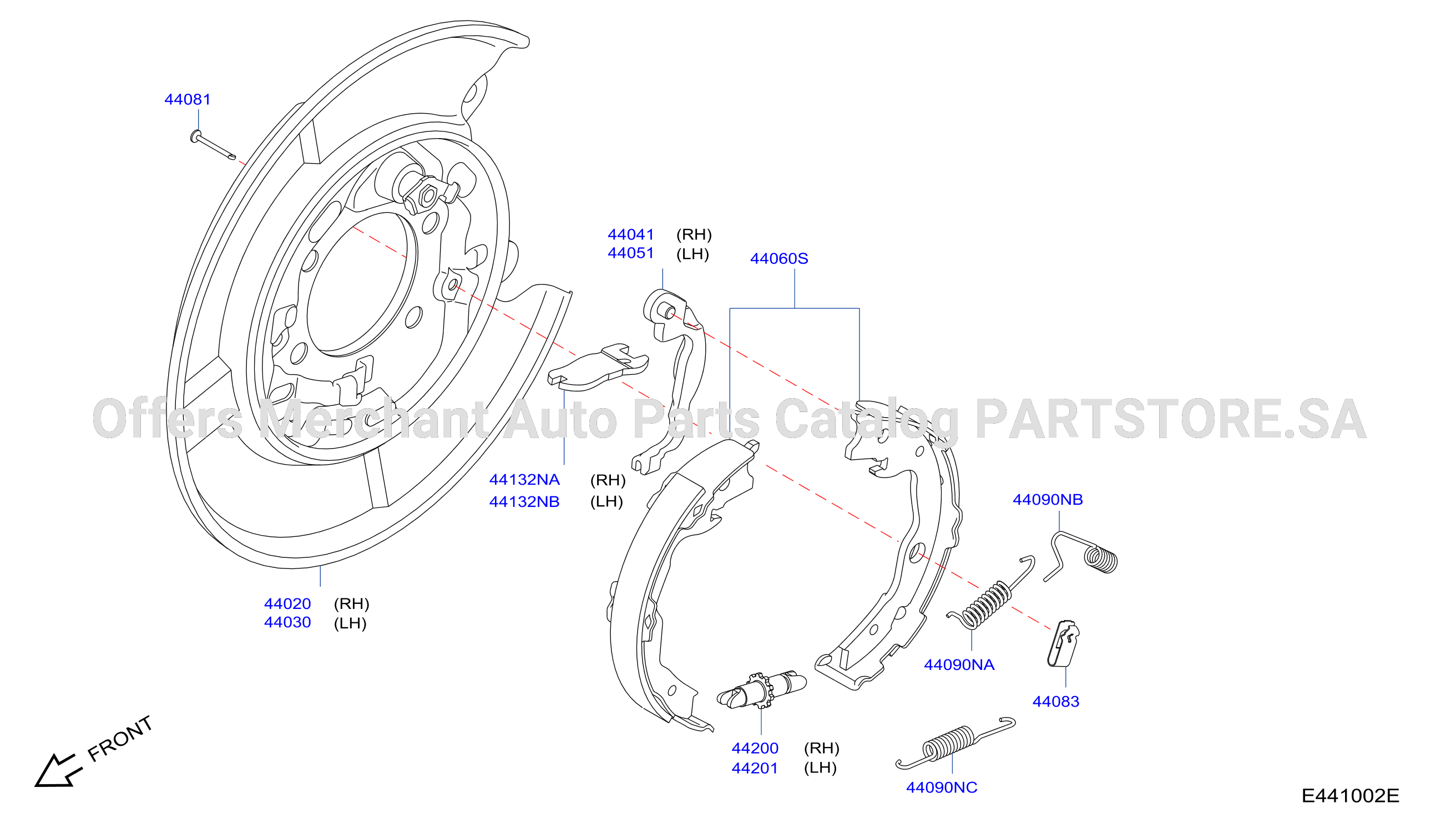 Rear Brake Parking Brake