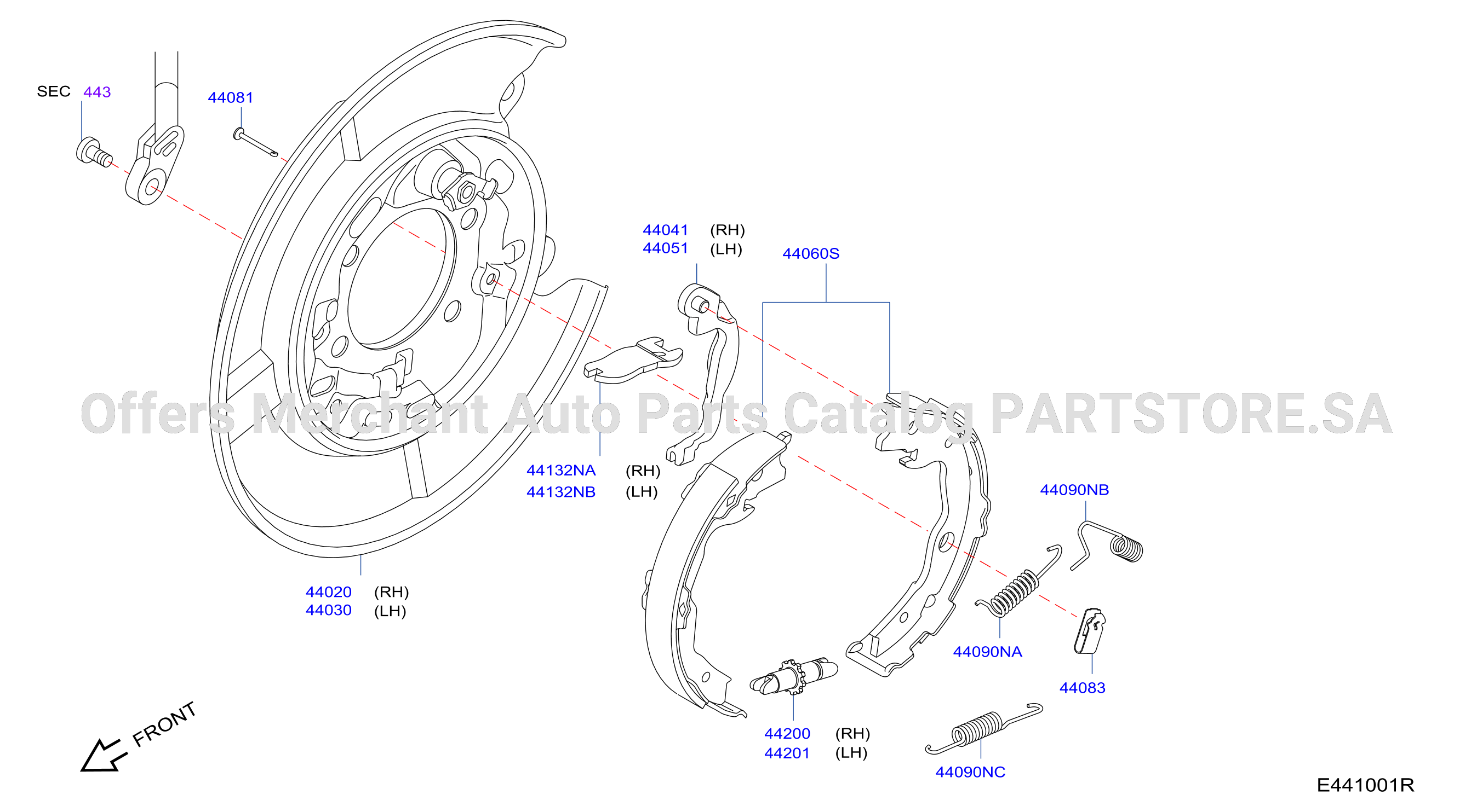 Rear Brake Parking Brake