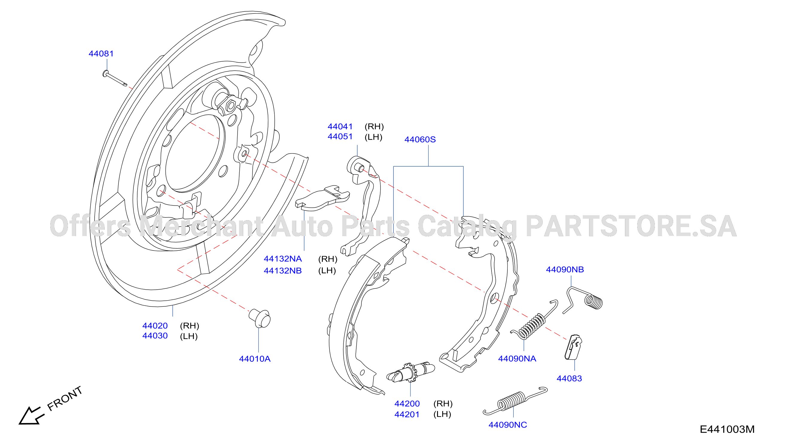Rear Brake Parking Break