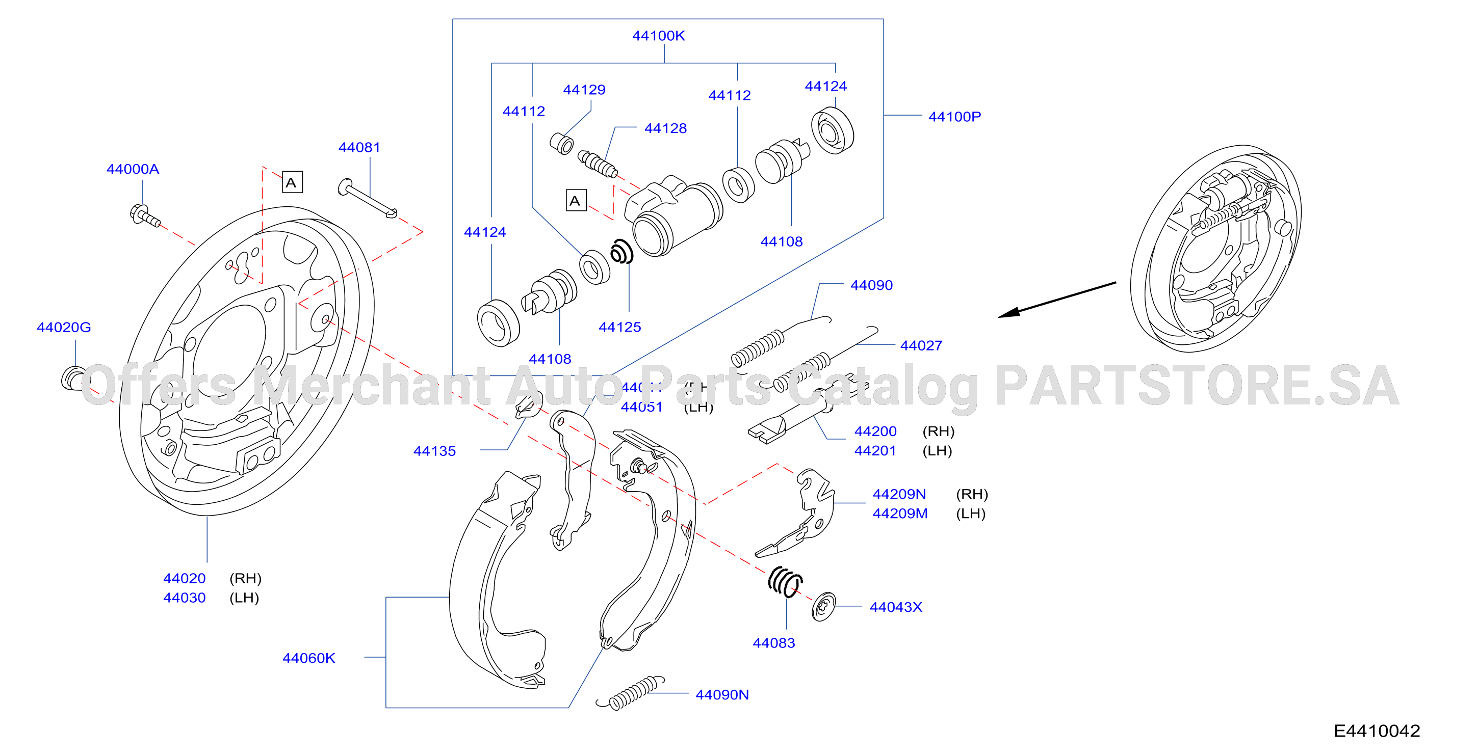 Rear Brake Drum Brake