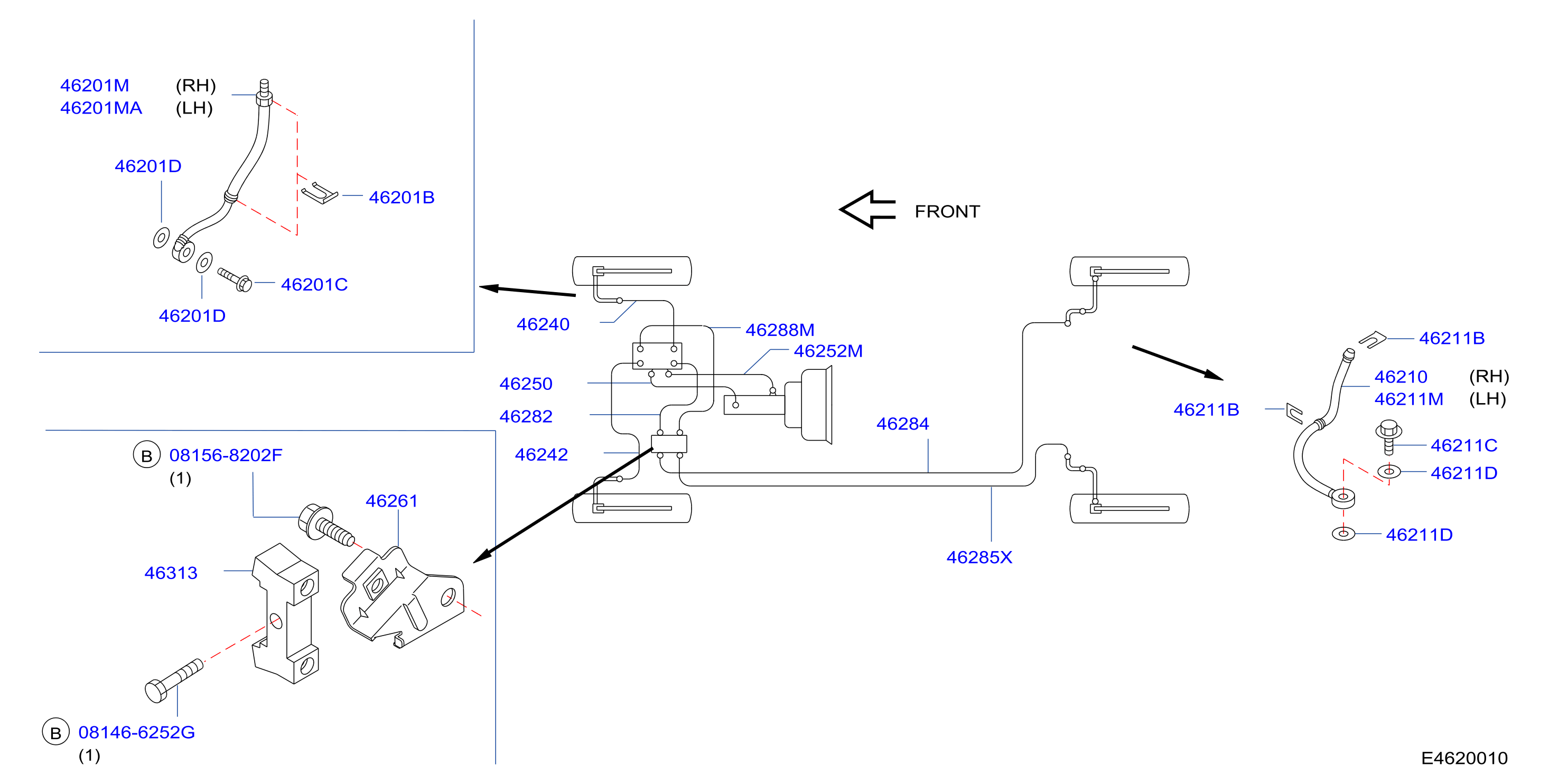 Brake Piping Control Piping Antiskid