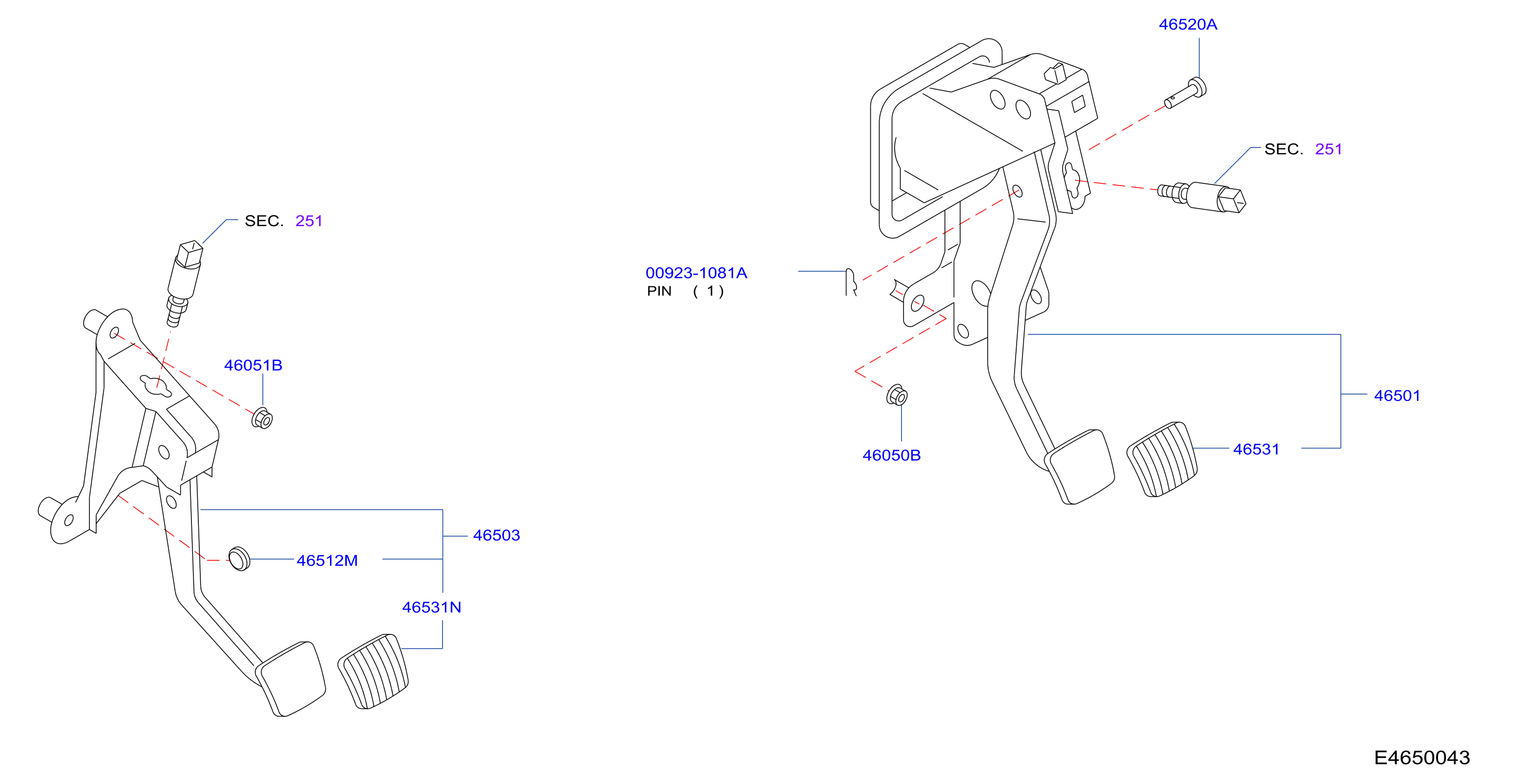 Brake Clutch Pedal