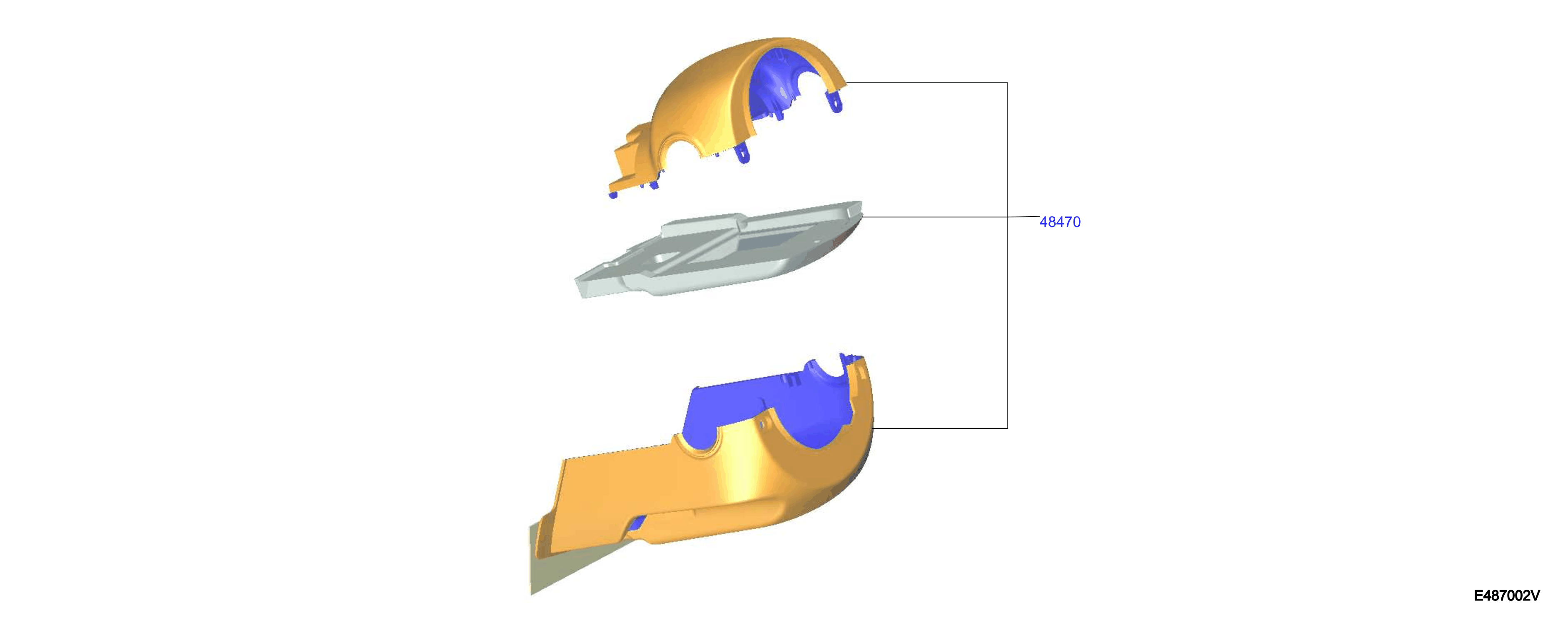 Steering Column Shell Cover