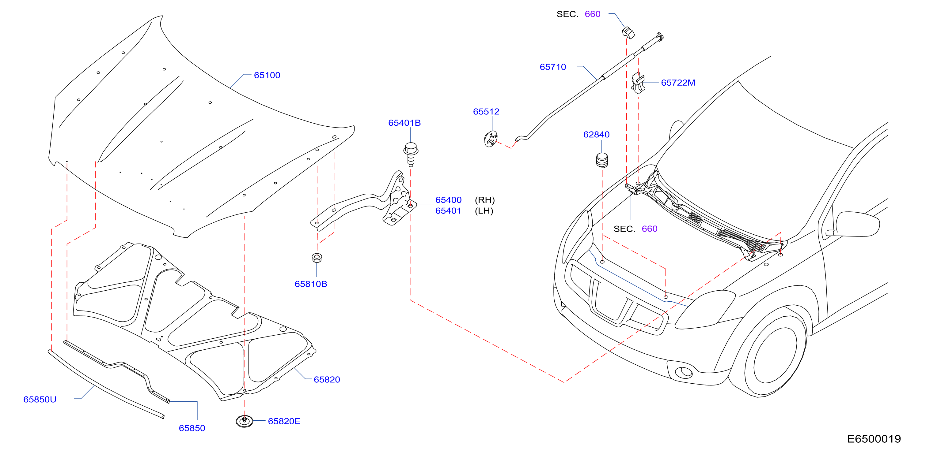 Hood Panel Hinge Fitting Hood Panel Hinge Fitting