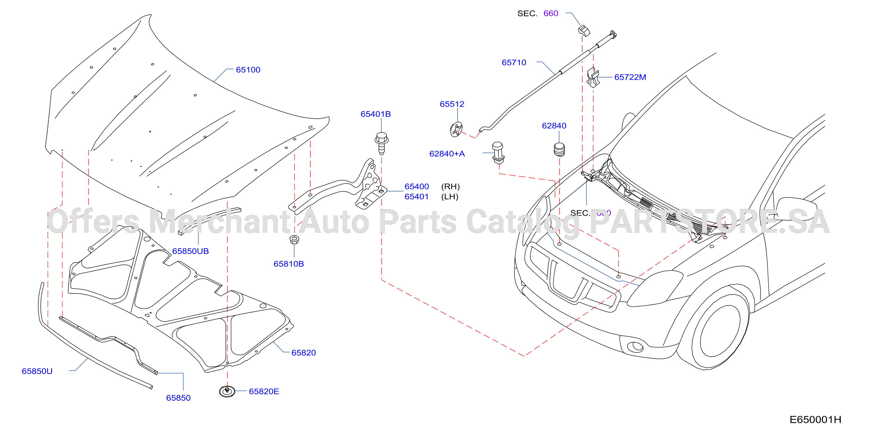 Hood Panel Hinge Fitting Hood Panel Hinge Fitting