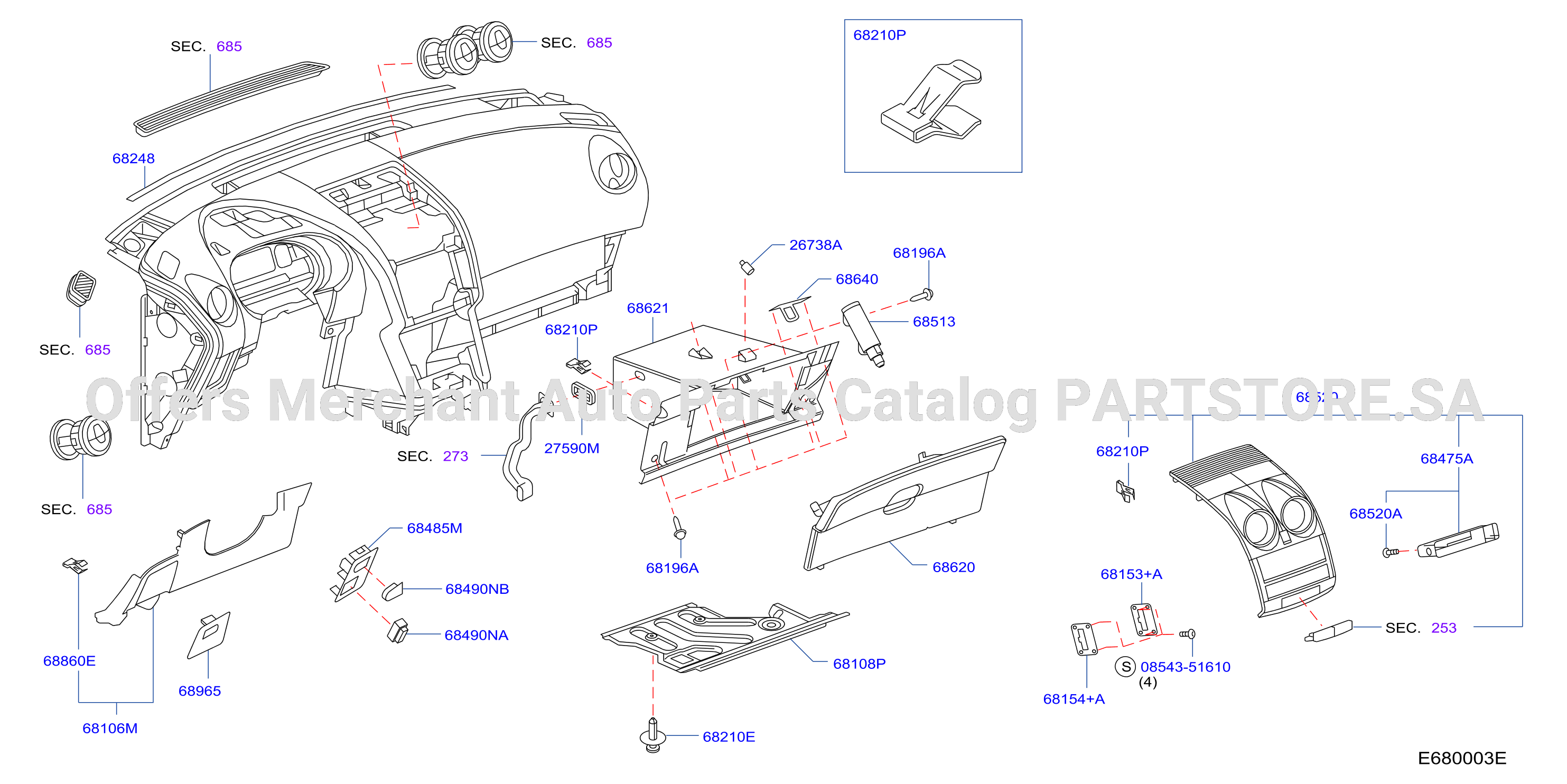 Instrument Panel Pad Cluster Lid Inst Pad Cluster Lid