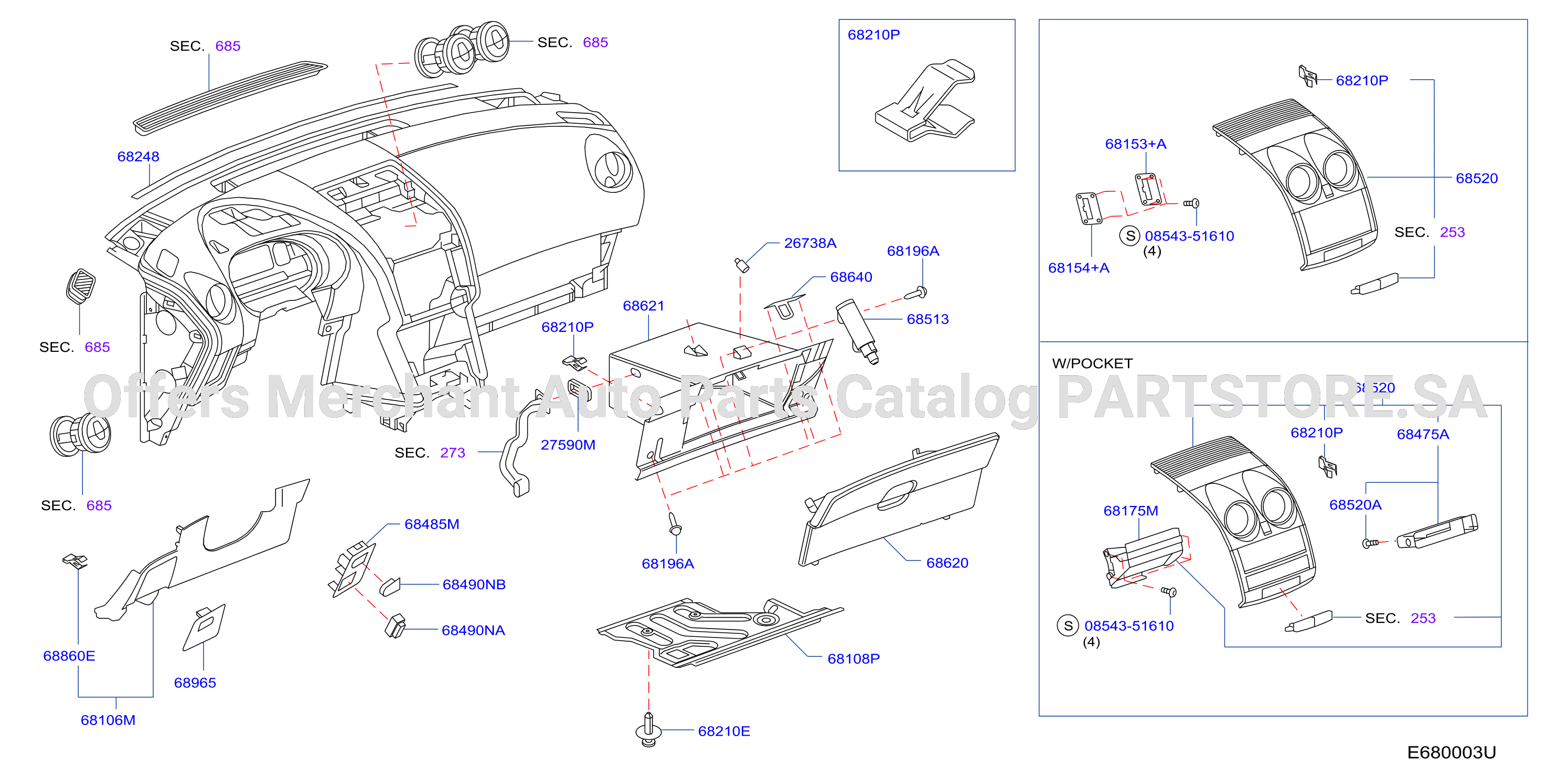Instrument Panel Pad Cluster Lid Inst Pad Cluster Lid