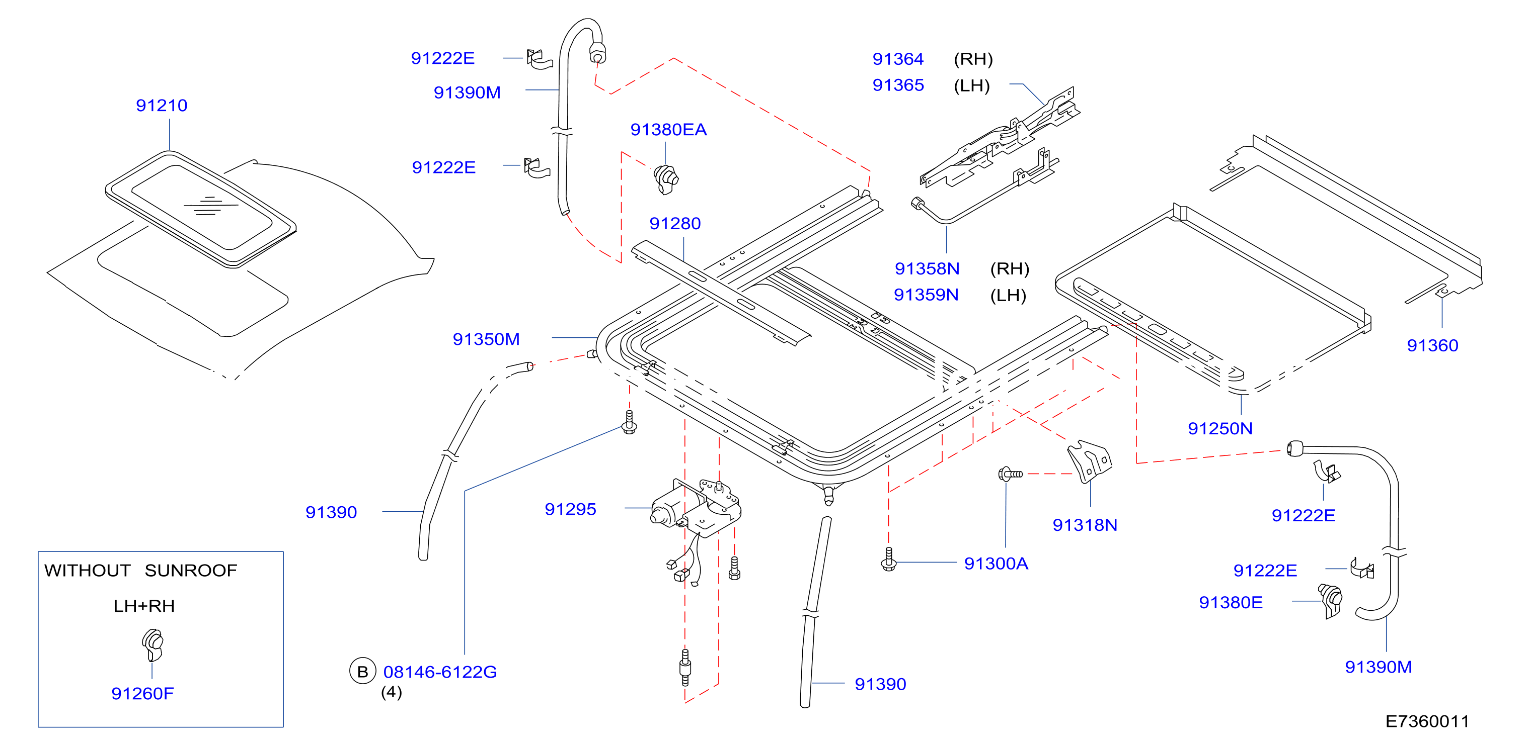 Sun Roof Parts