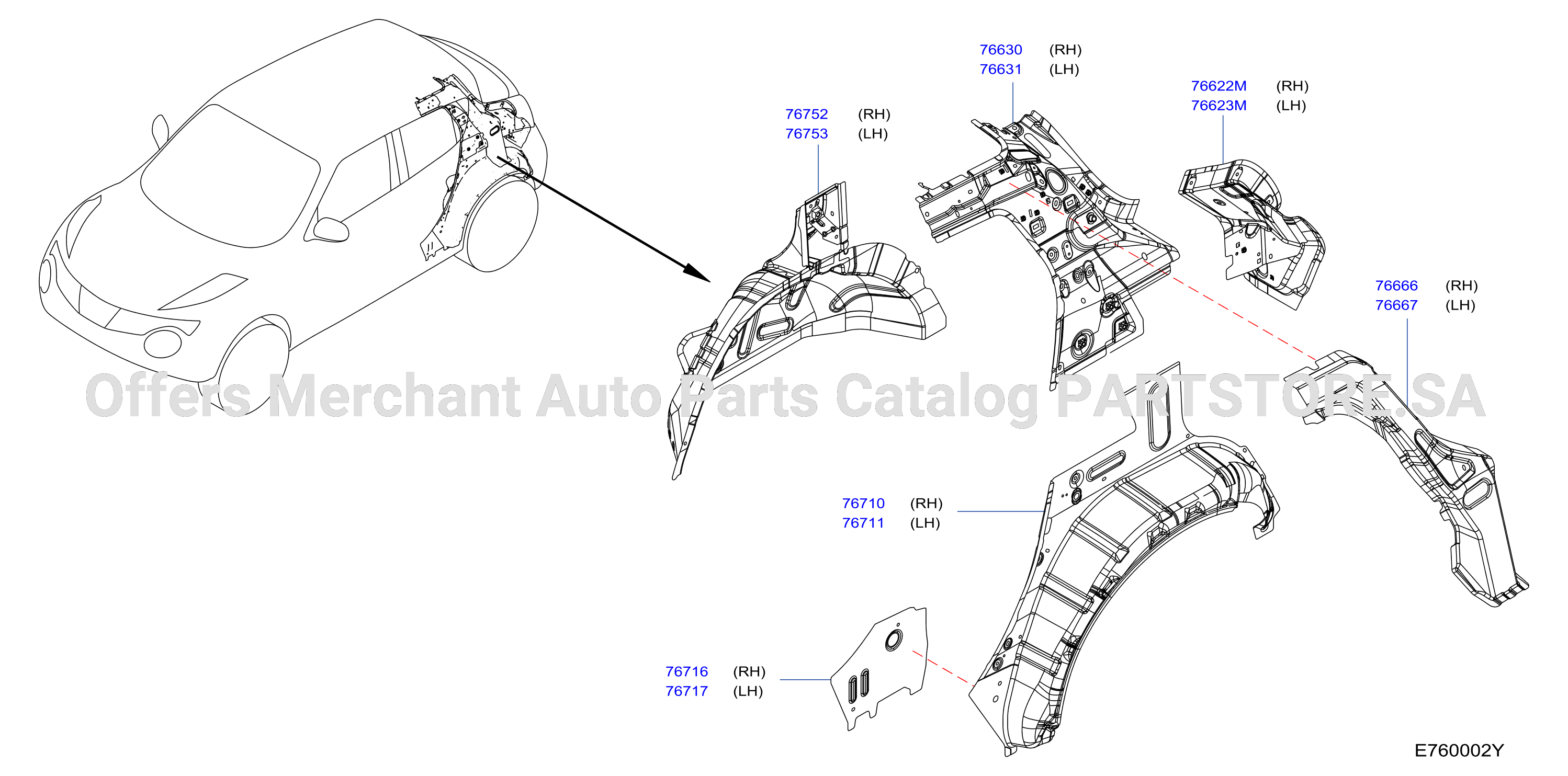 Body Side Panel Body Sides Rear