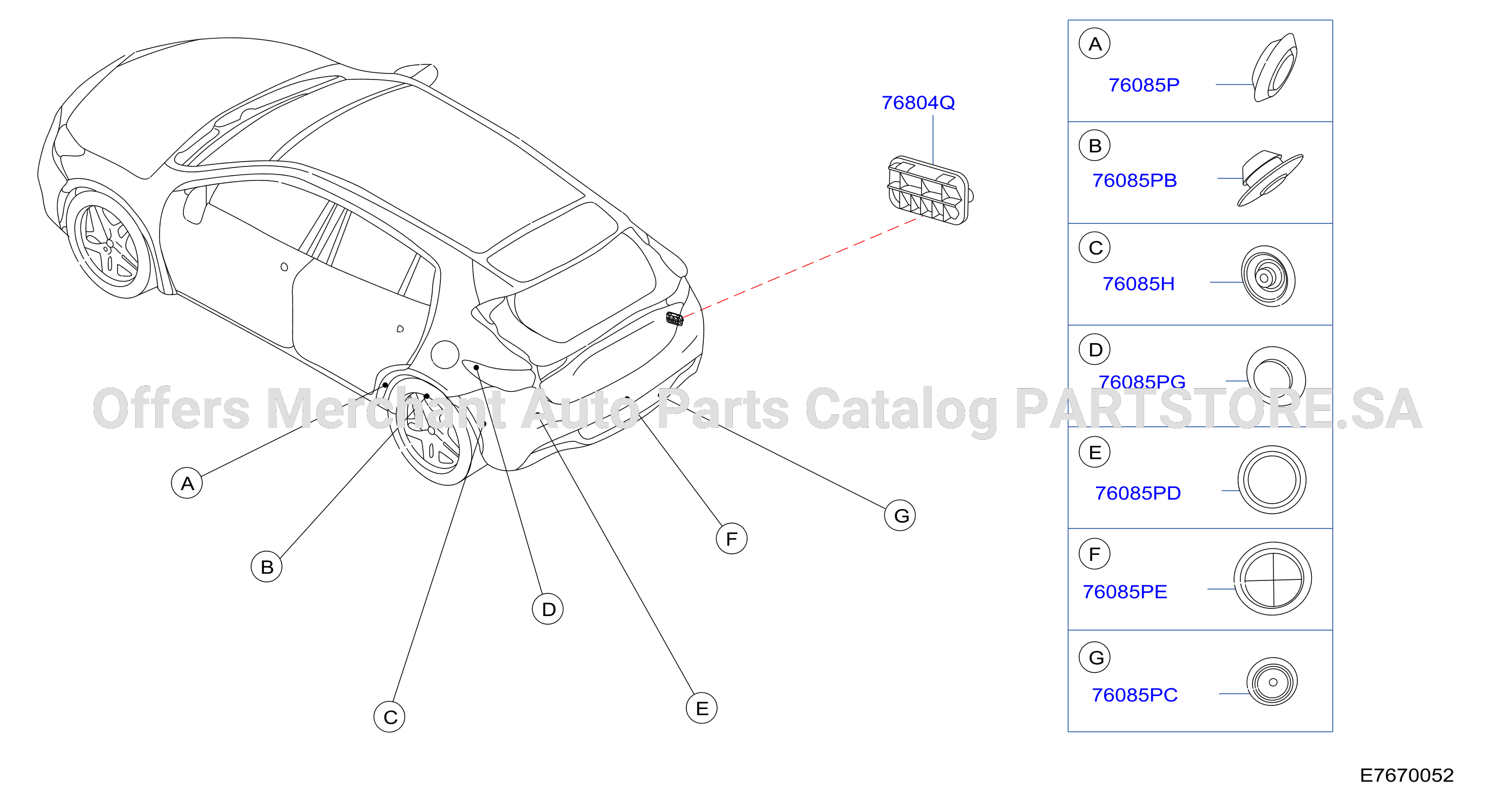 Body Side Fitting Rear Fitting