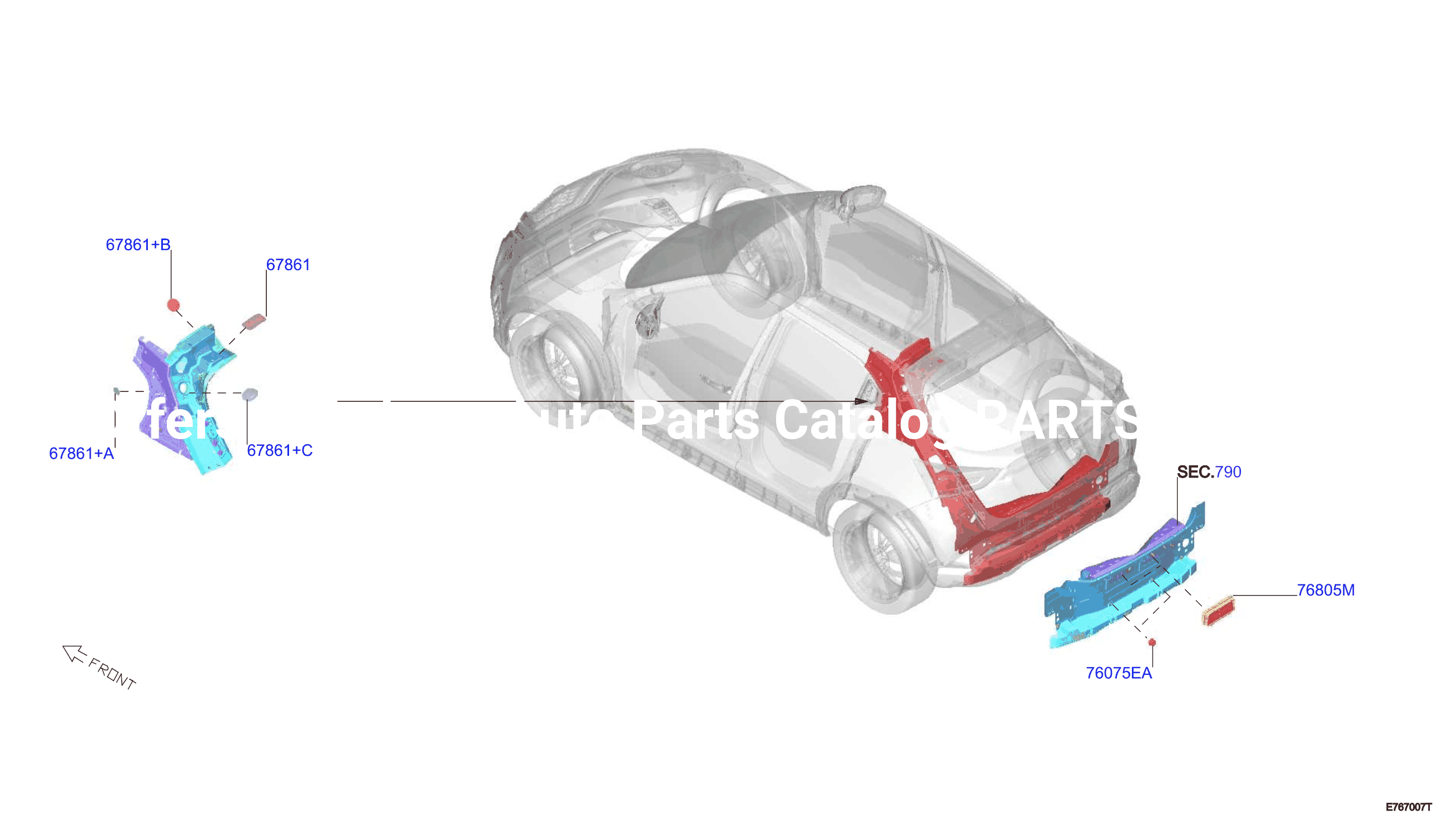 Body Side Fitting Rear Side