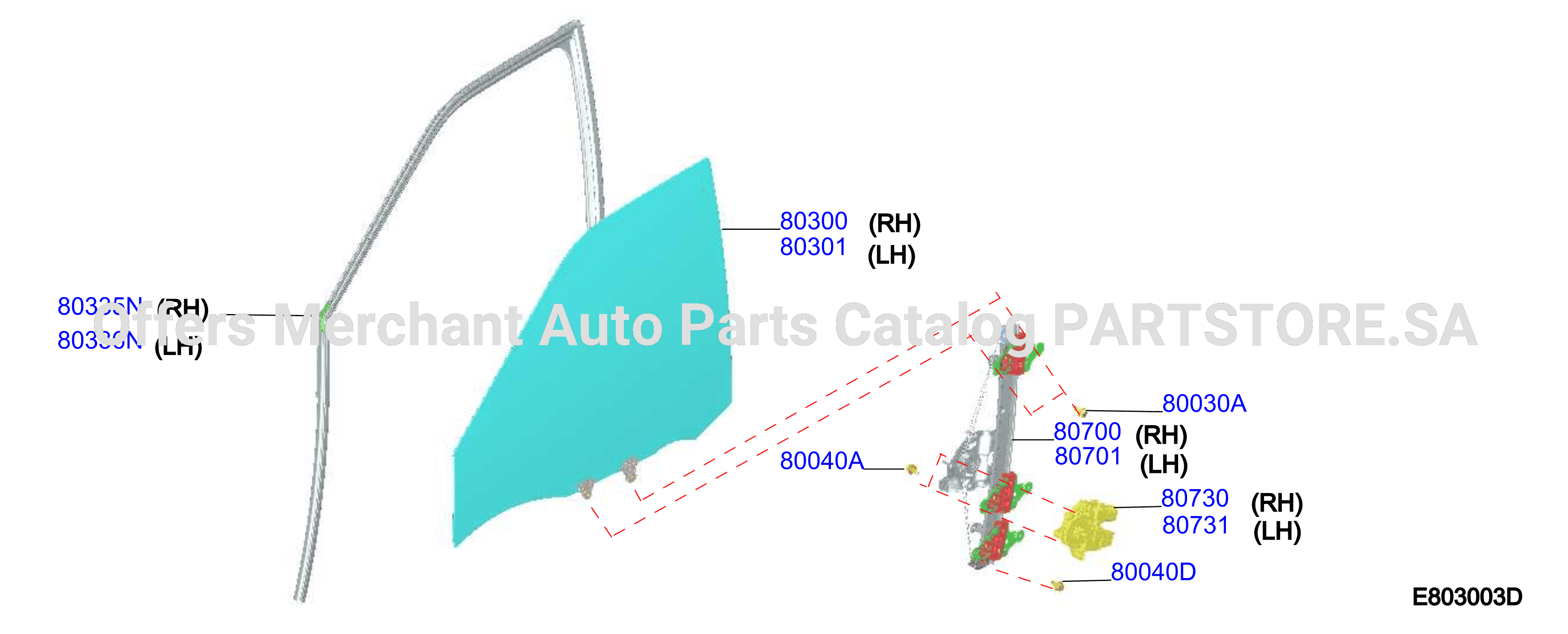 Front Door Window Regulator
