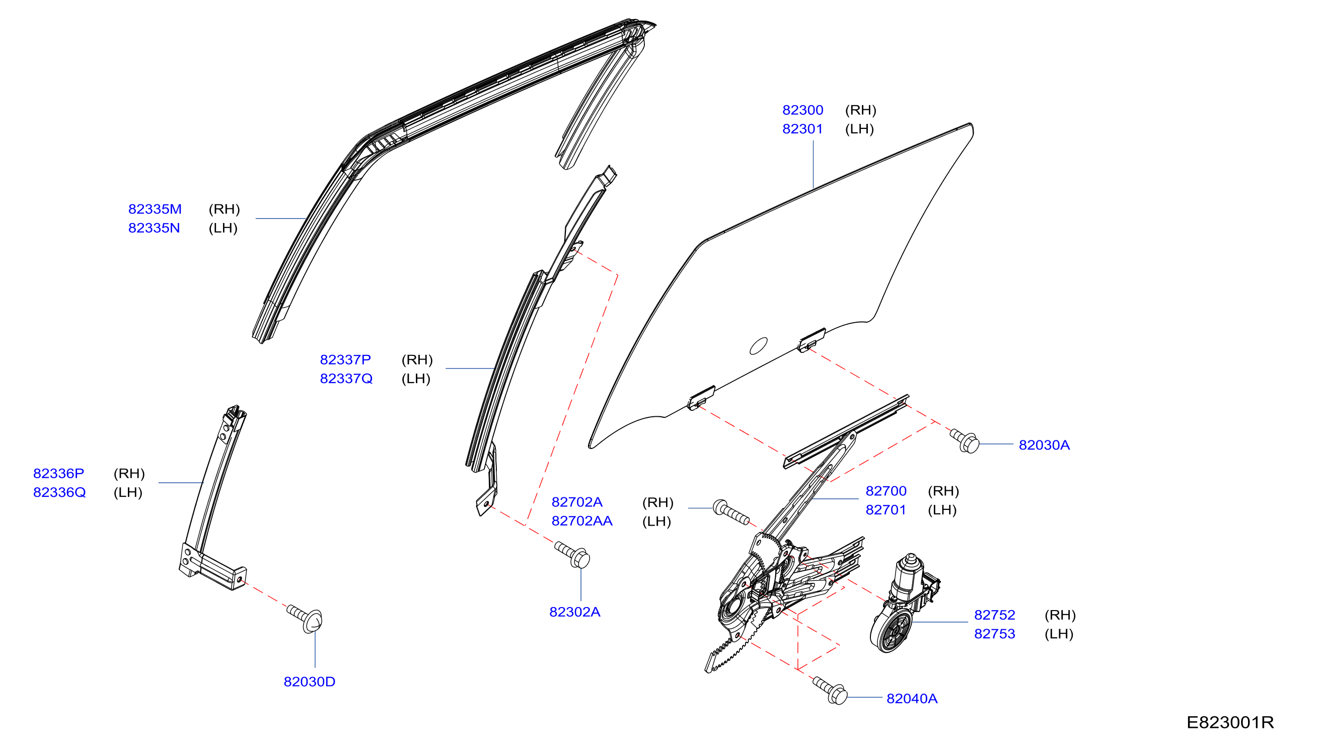Rear Door Window Regulator Rear Door Window And Reg