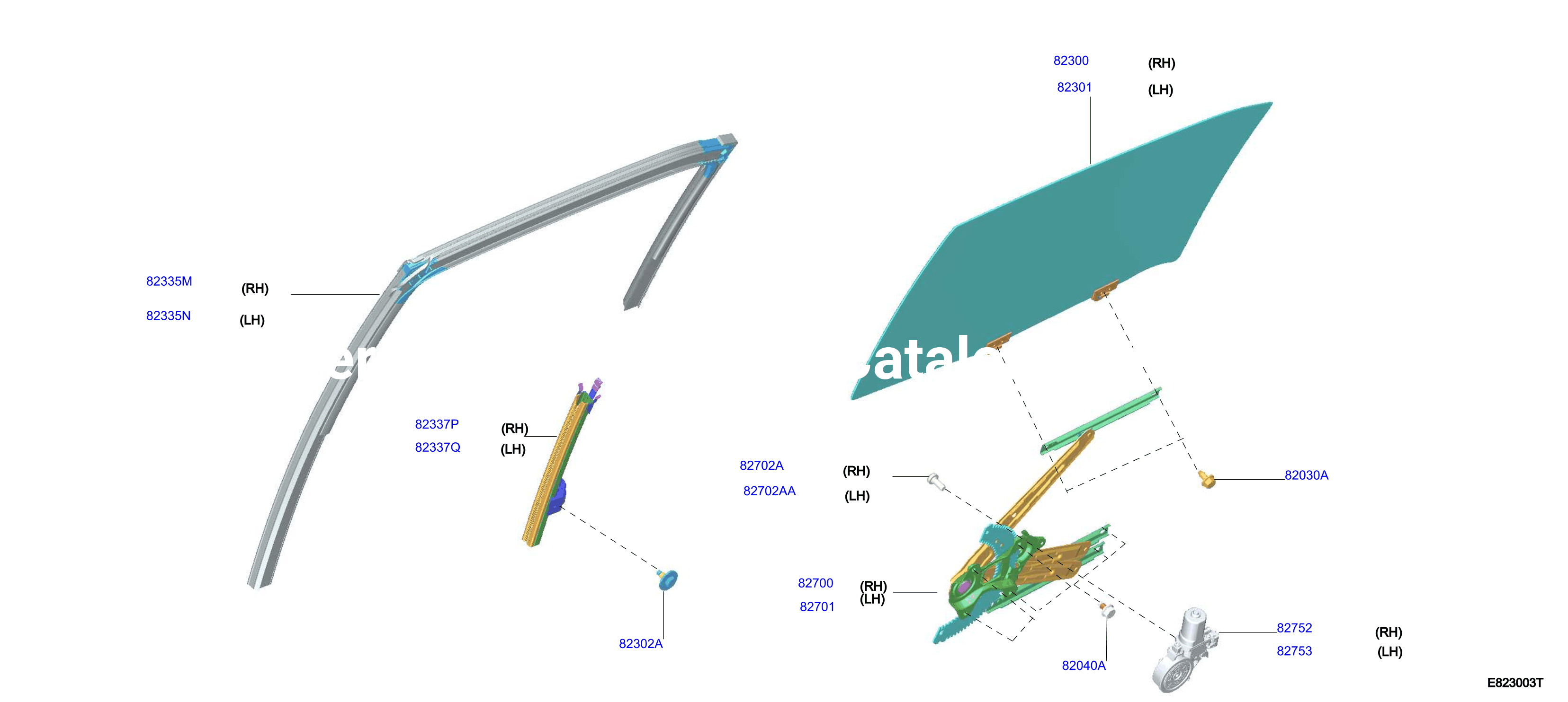 Rear Door Window Regulator